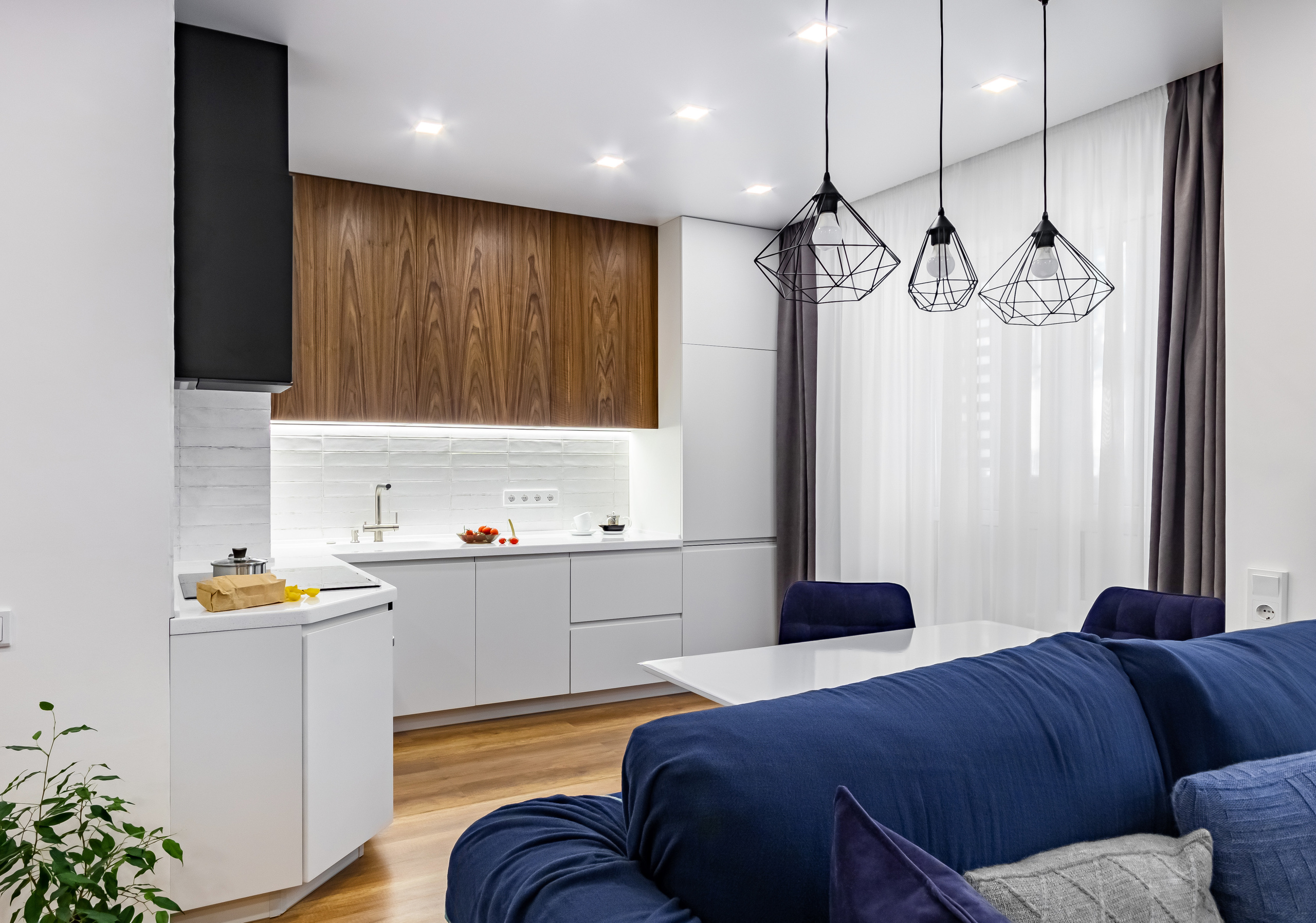 Эко Мебель. Кухня с элементами шпона. г. Краснодар. Интерьерный фотограф в Краснодарском крае Светлана Шурлова