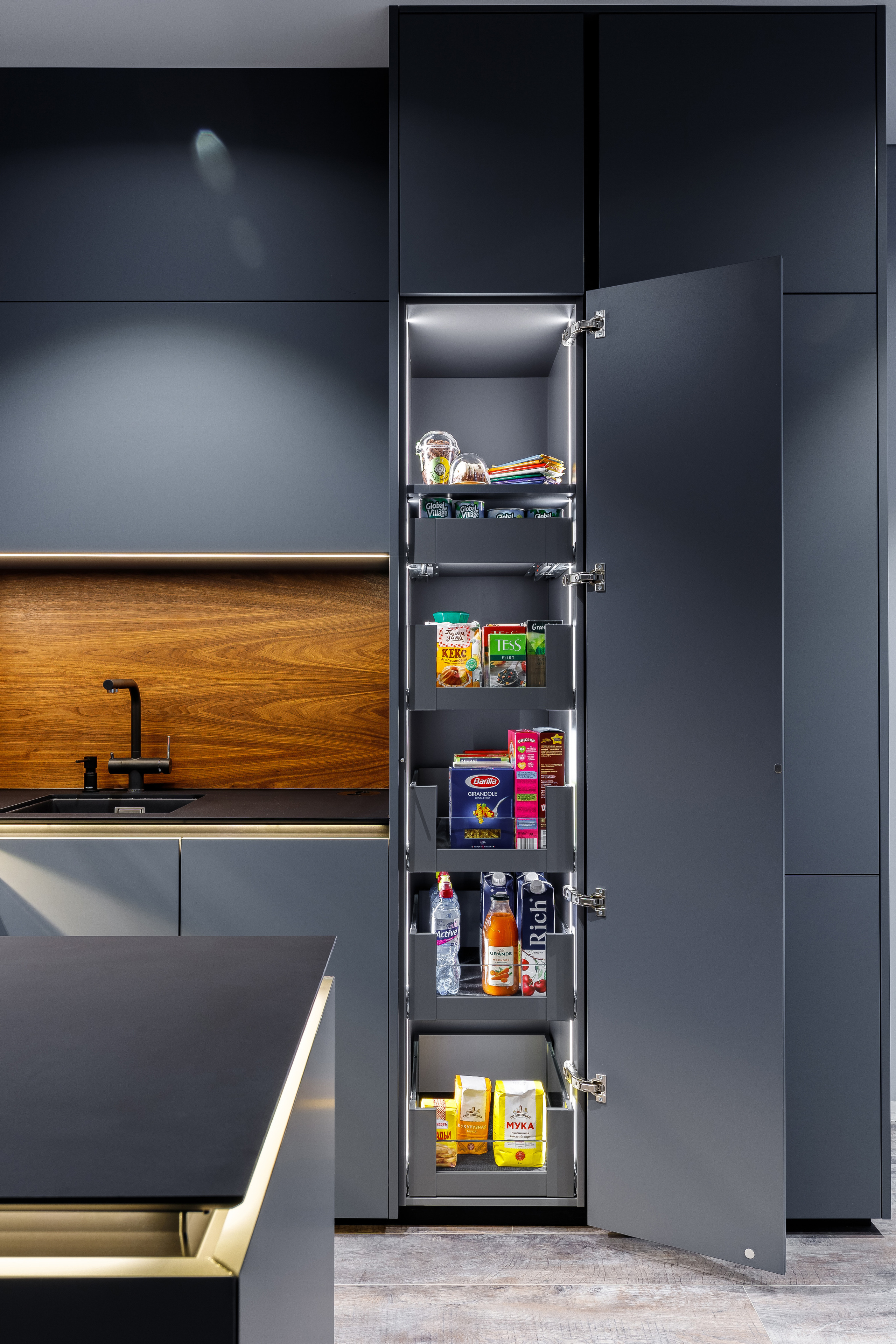 Bunulu.pro. Кухня #3 (с наполнением). Интерьерный фотограф в Краснодарском крае Светлана Шурлова