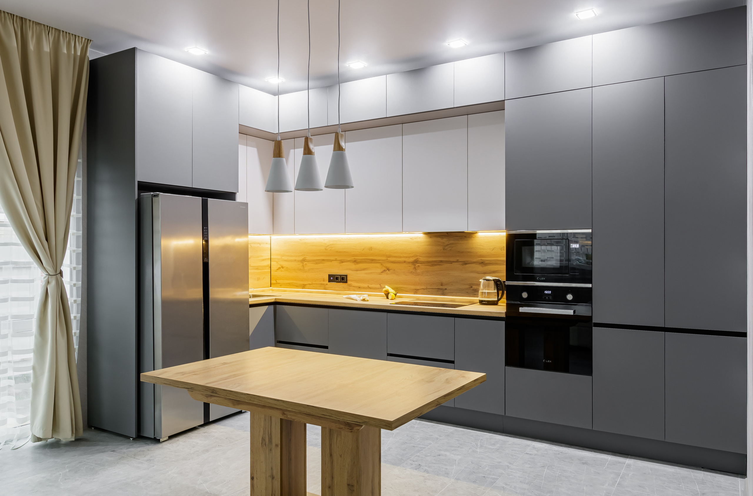 Эко Мебель. Кухня для семьи в п. Южный. Интерьерный фотограф в Краснодарском крае Светлана Шурлова