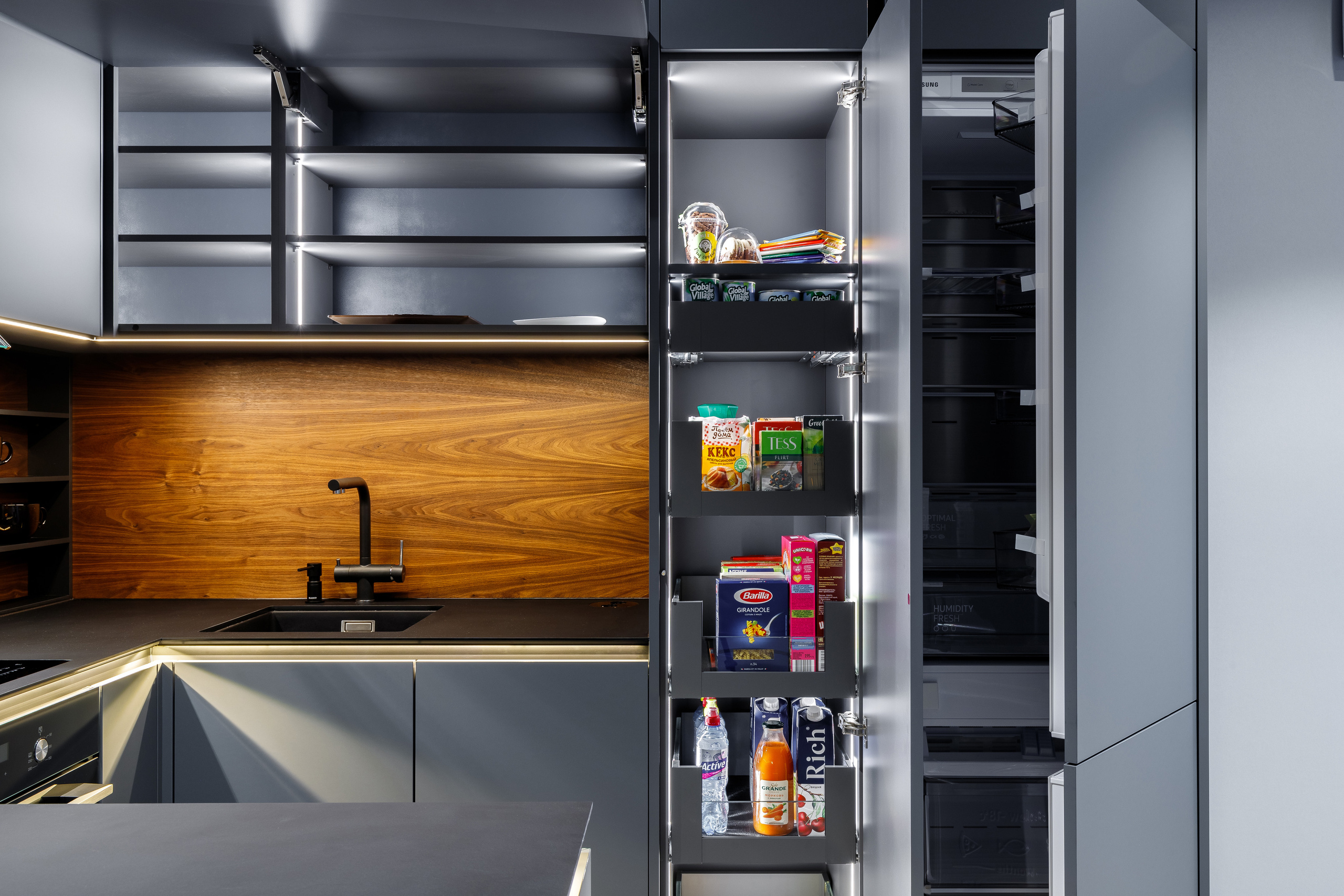 Bunulu.pro. Кухня #3 (с наполнением). Интерьерный фотограф в Краснодарском крае Светлана Шурлова