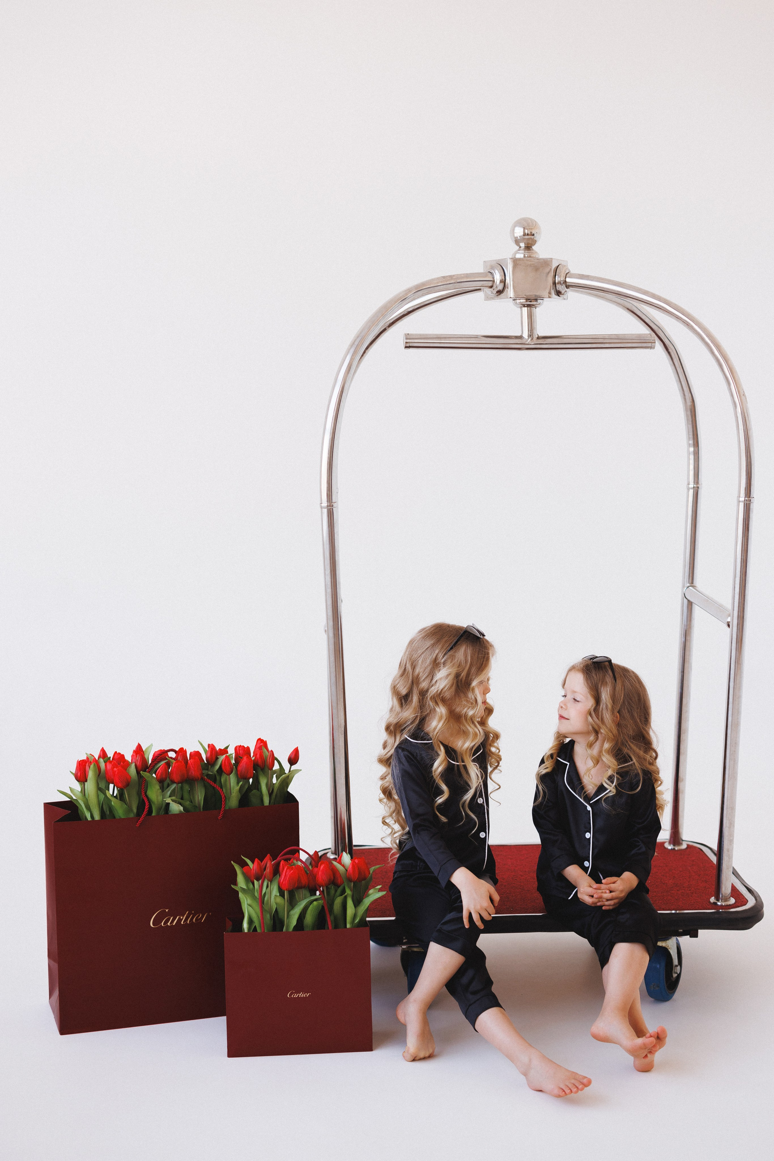 Фотосессия для девочек в тематике «Гардеробная». Семейный и детский фотограф в Краснодаре Анна Трашкова