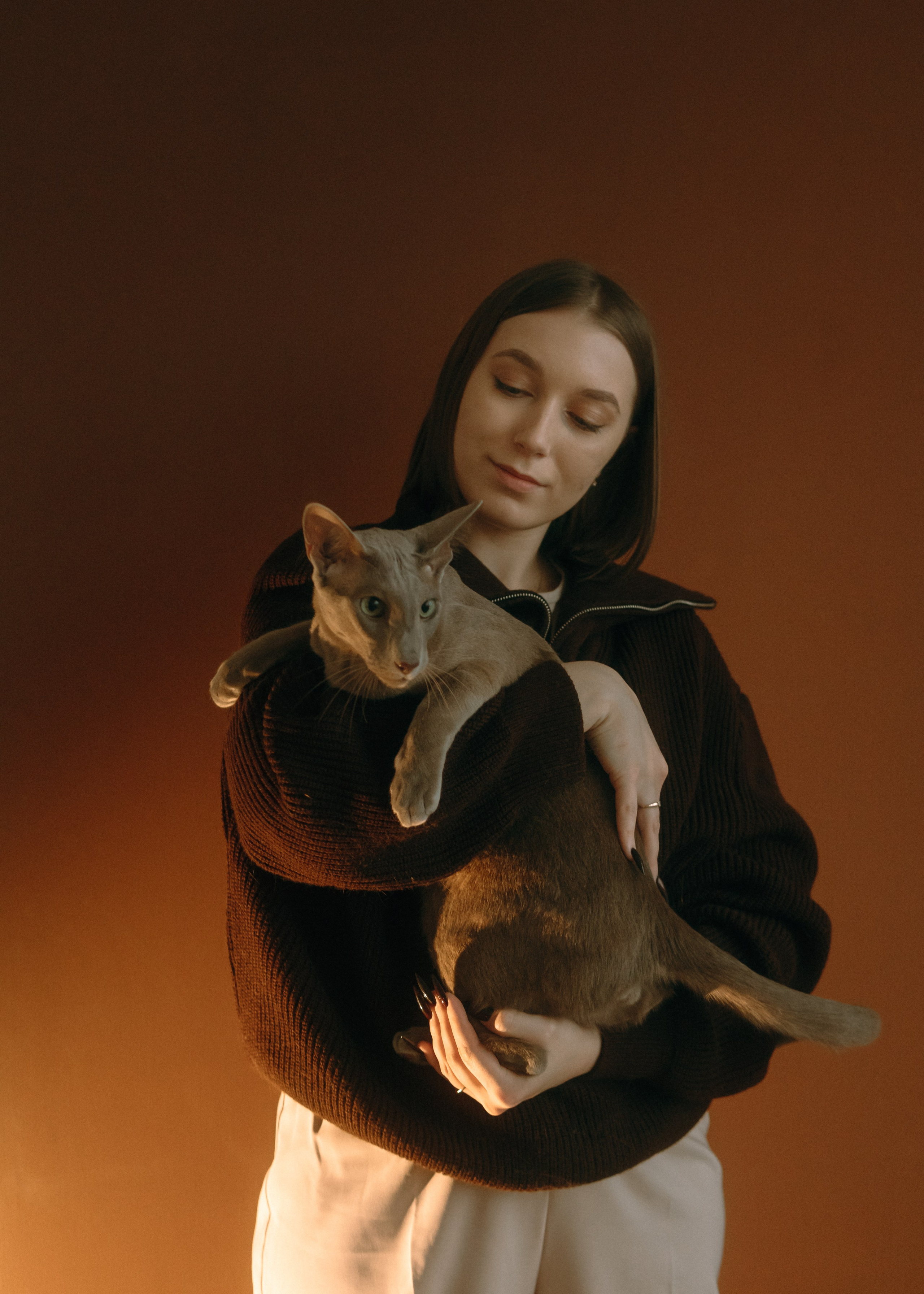 Амина, Булат и Орион. Фотограф-анималист Ксения Воробьева, Москва