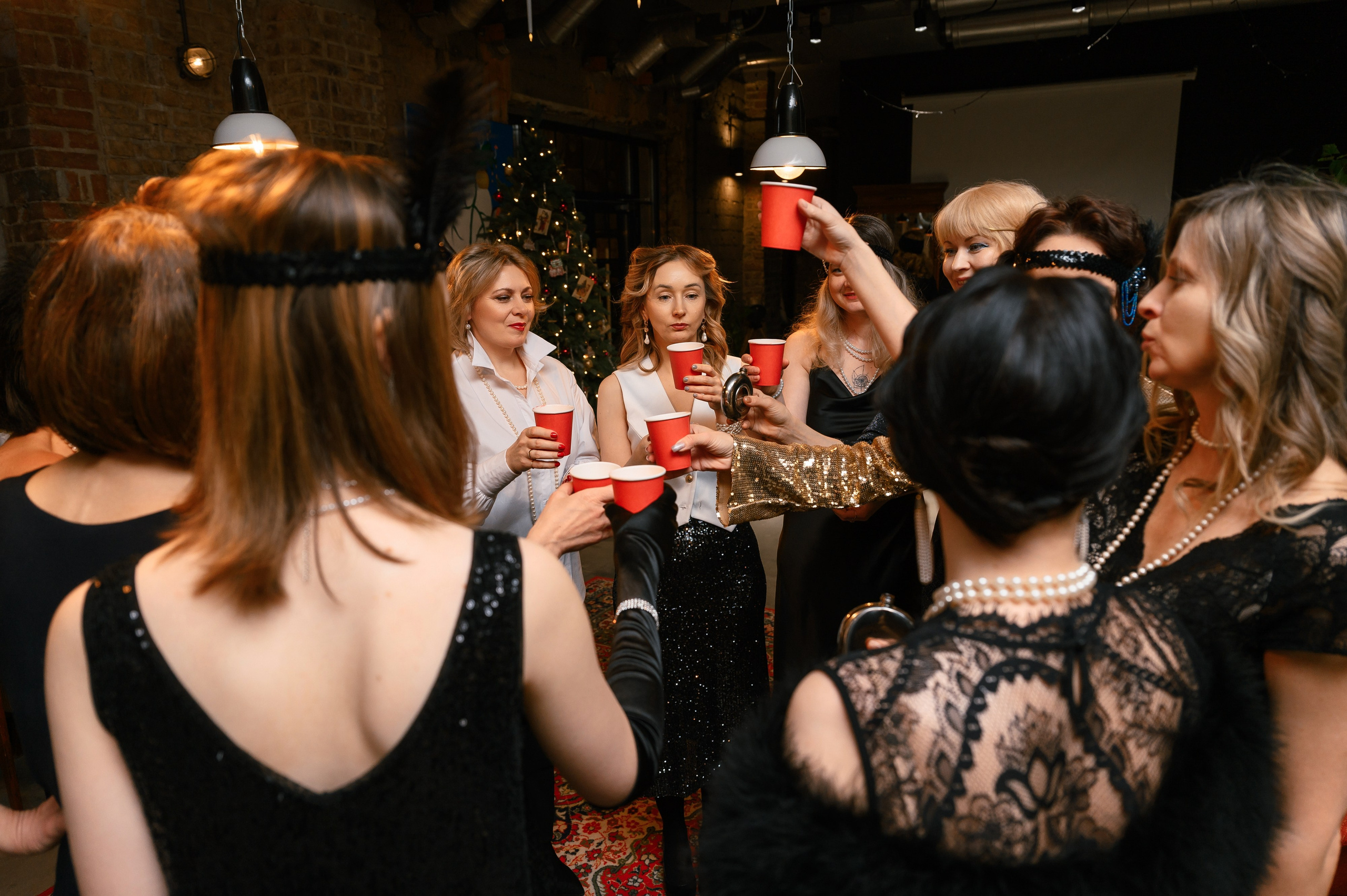 Корпоратив школы танцев в стиле «Мафия». Wedding and family photographer USA