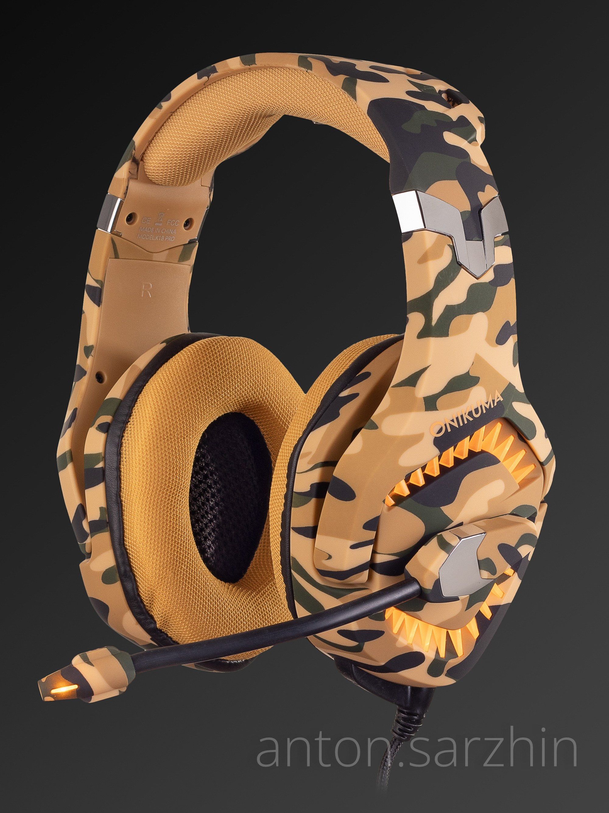 Имиджевая съемка наушников в дужкой