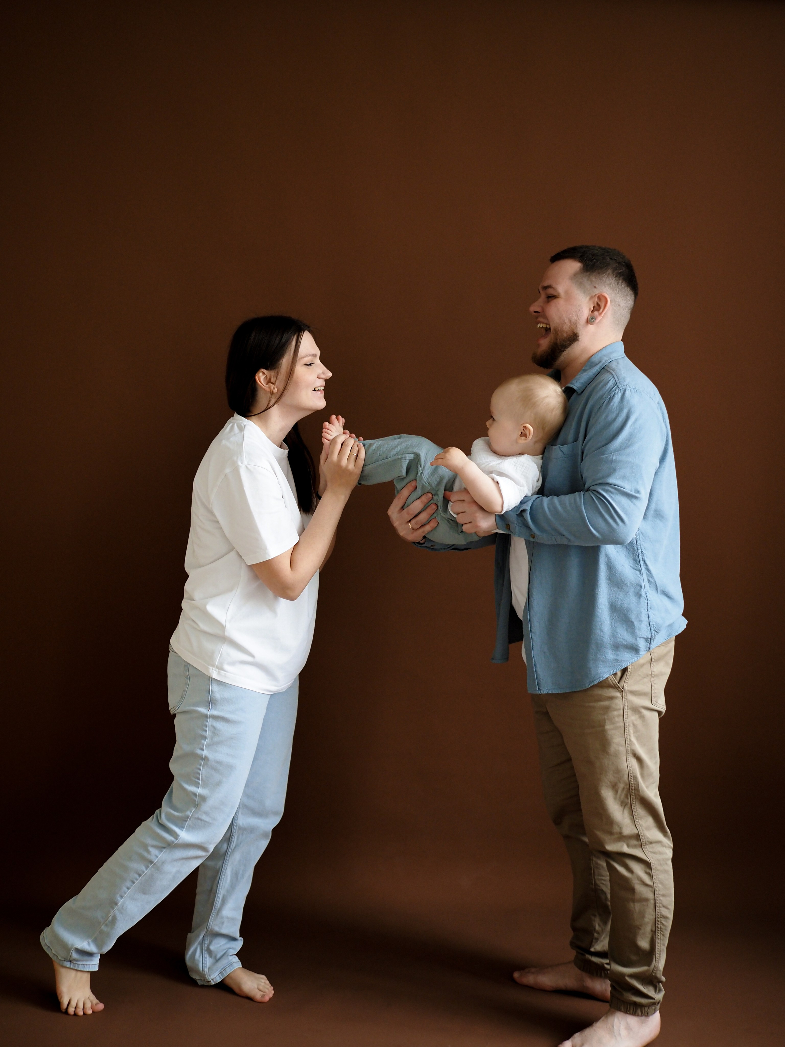 Арсений с мамочкой и папулей :). Фотограф Рязань. Семейный Свадебный фотограф