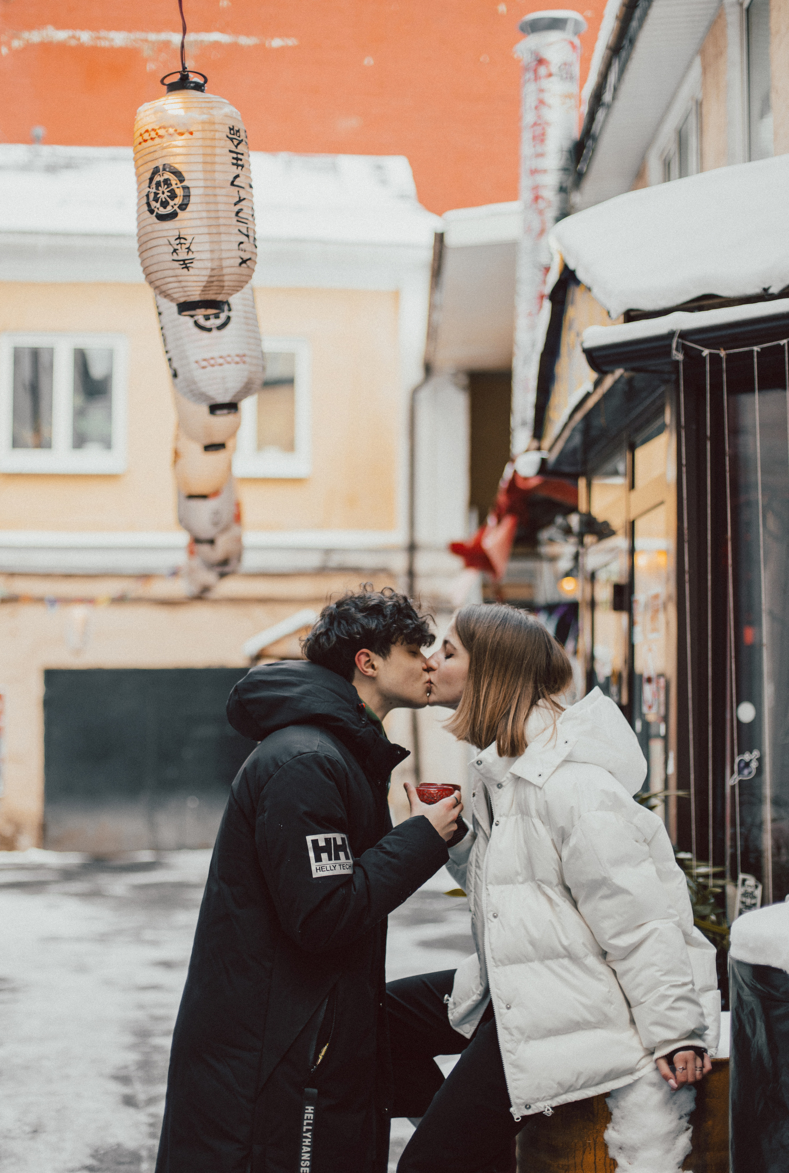 Аля и Саша в японском квартале. Свадебный и портретный фотограф в Москве Кристина Золотова