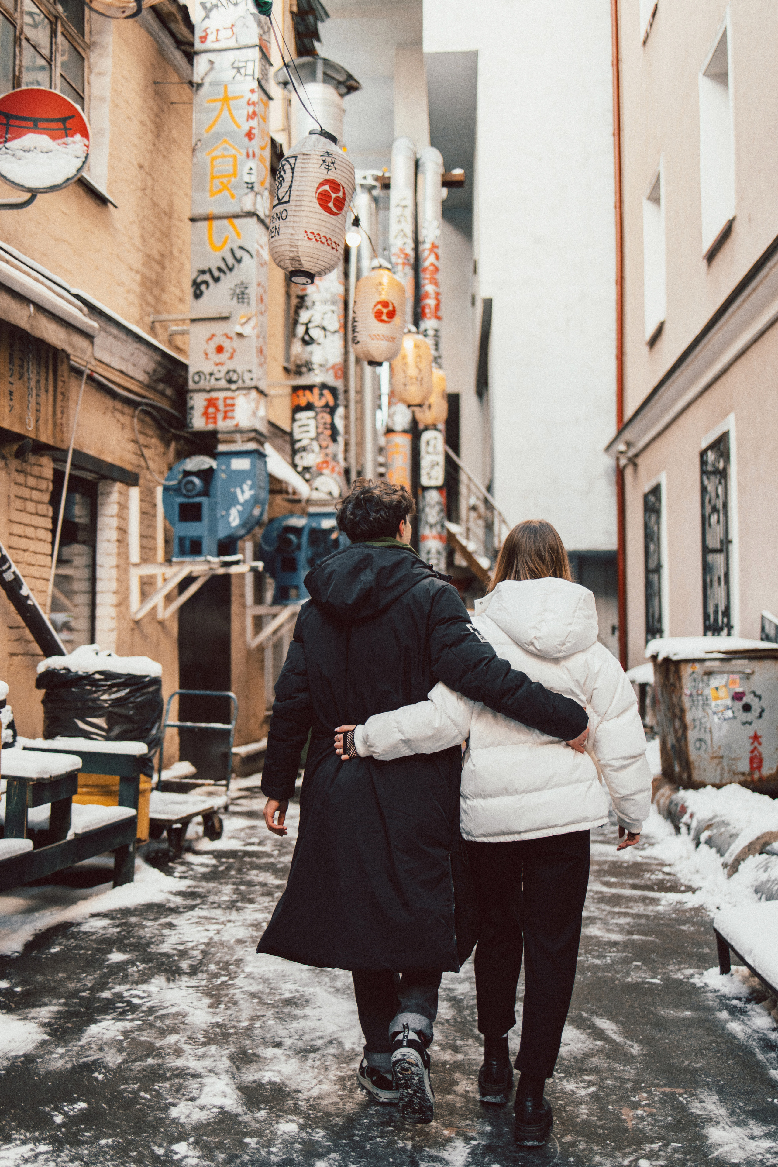 Аля и Саша в японском квартале. Свадебный и портретный фотограф в Москве Кристина Золотова