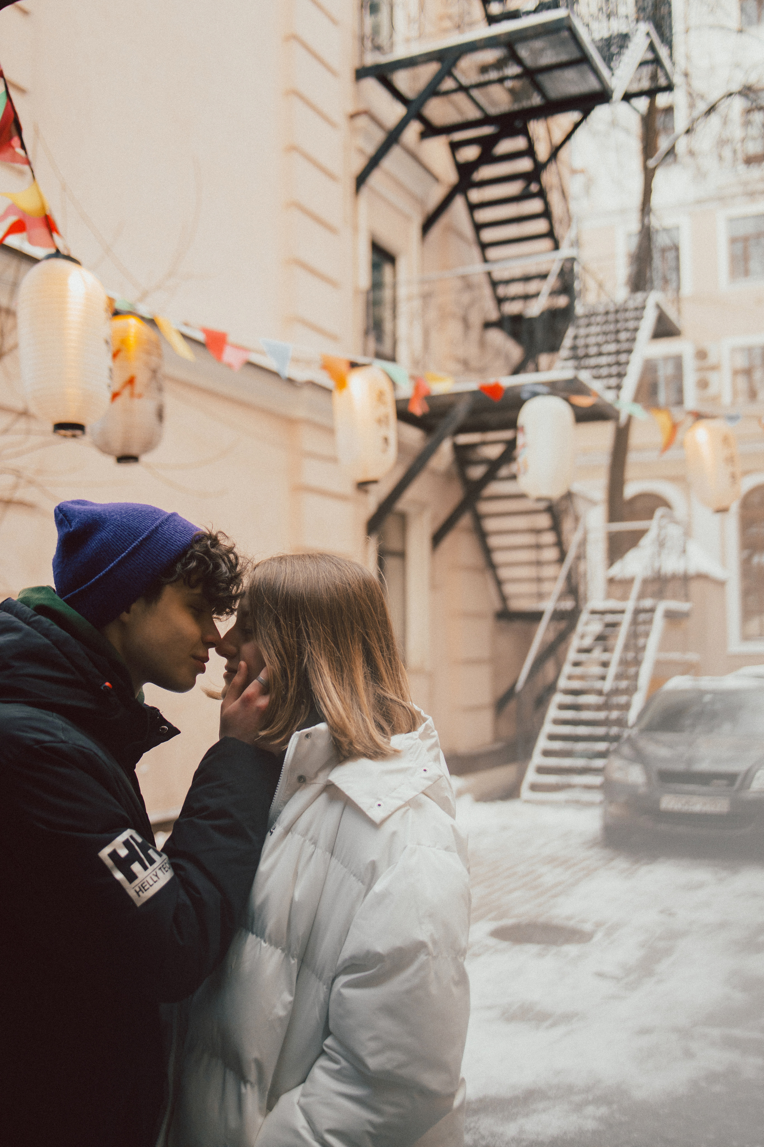 Аля и Саша в японском квартале. Свадебный и портретный фотограф в Москве Кристина Золотова