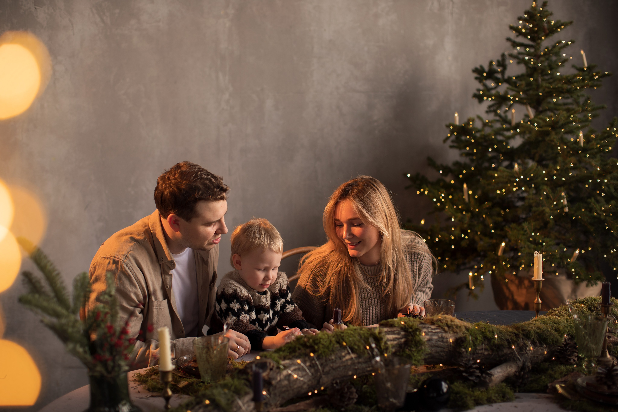 В теплых огоньках. Семейный и детский фотограф в Саратове Полина Коткина