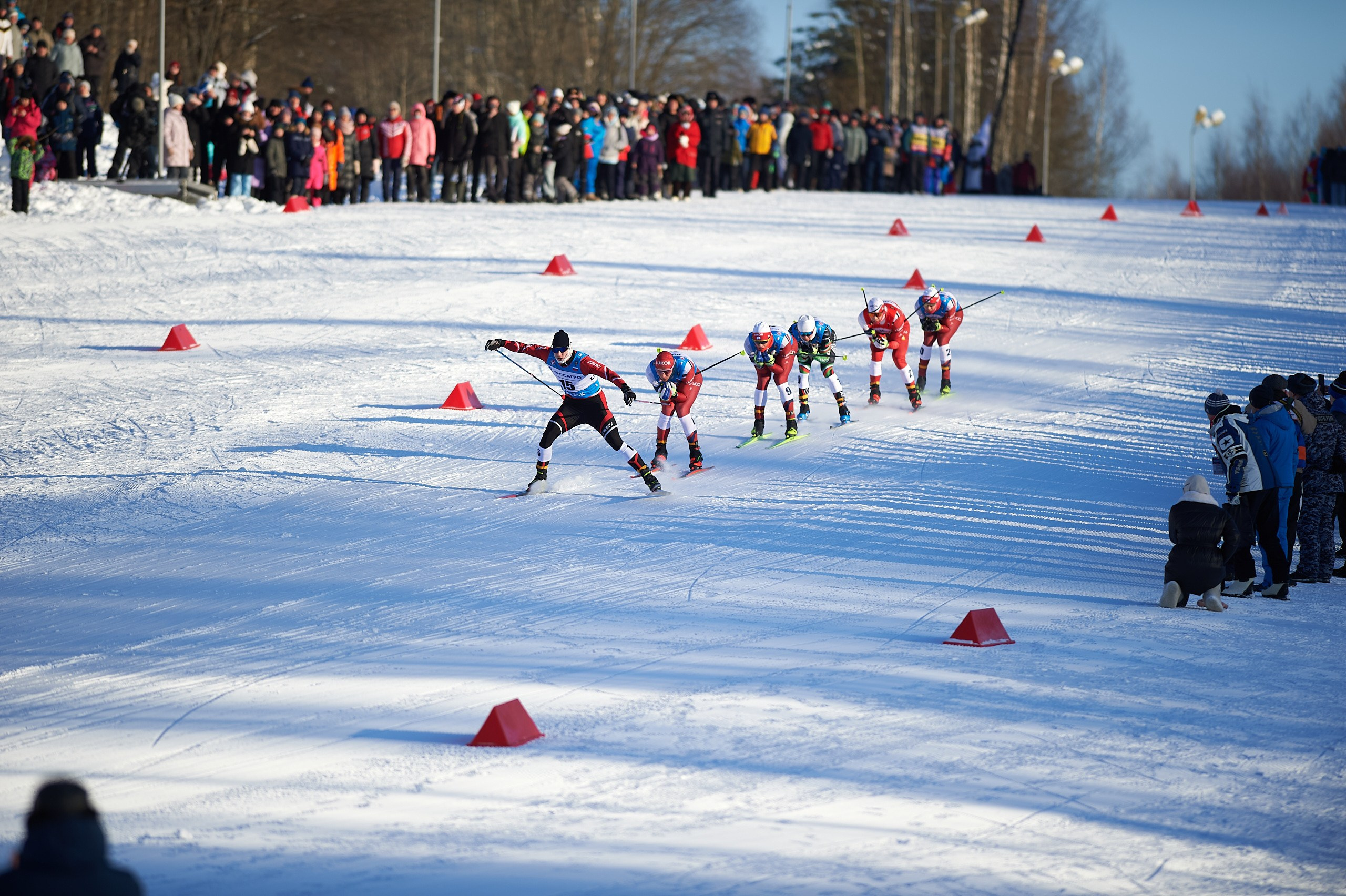 VI этап ФосАгро Кубка России по лыжным гонкам. Спринт. Ижевск 25.01.2025. Спортивный репортажный фотограф в Ижевске Сергей Мерзляков