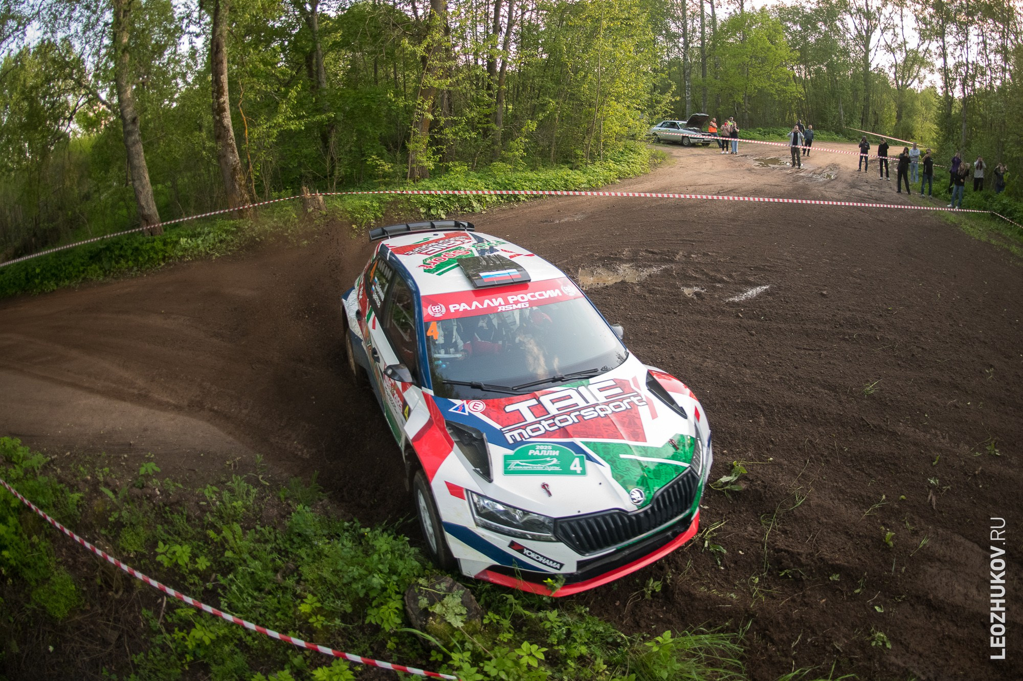 Rally Pushkinskie gory 2025. Sports photographer Leonid Zhukov