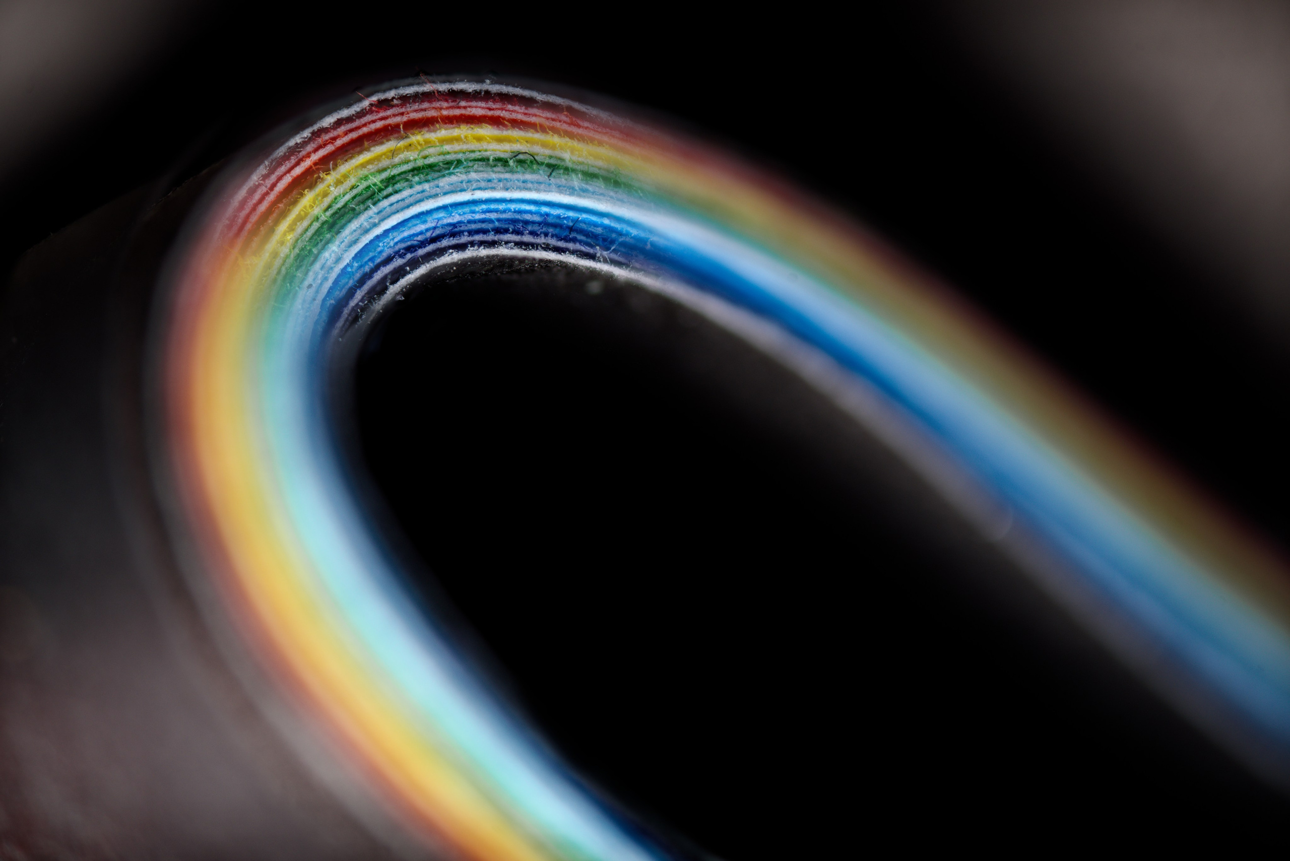 Торцы цветной бумаги