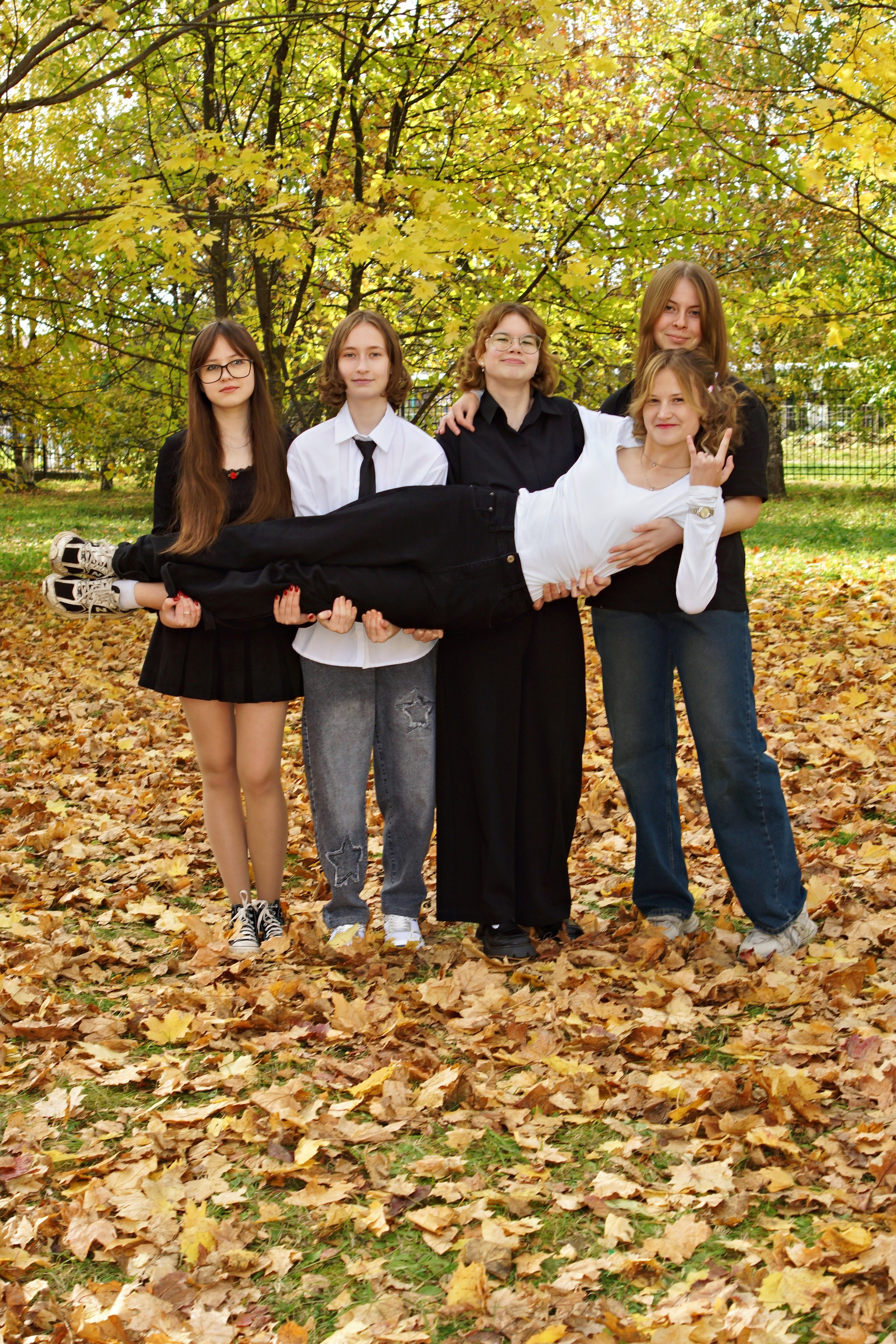 Осенняя фотосессия в школе г. Йошкар-Ола