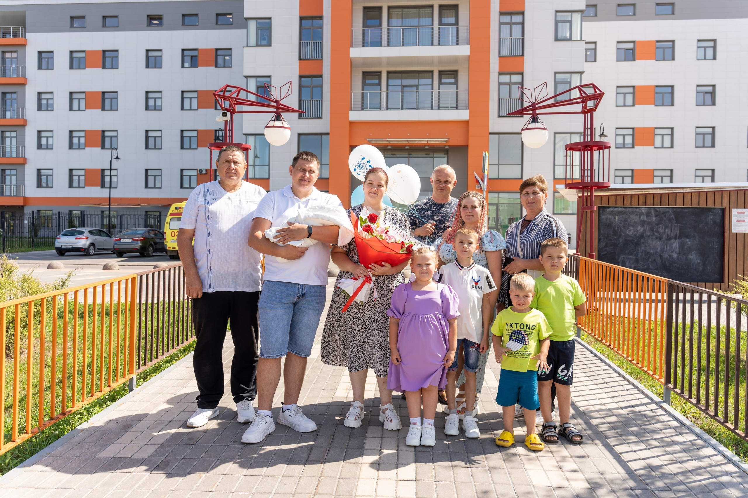 Выписка из роддома. Фотограф на Крещение и Венчание в Туле, детский и семейный фотограф