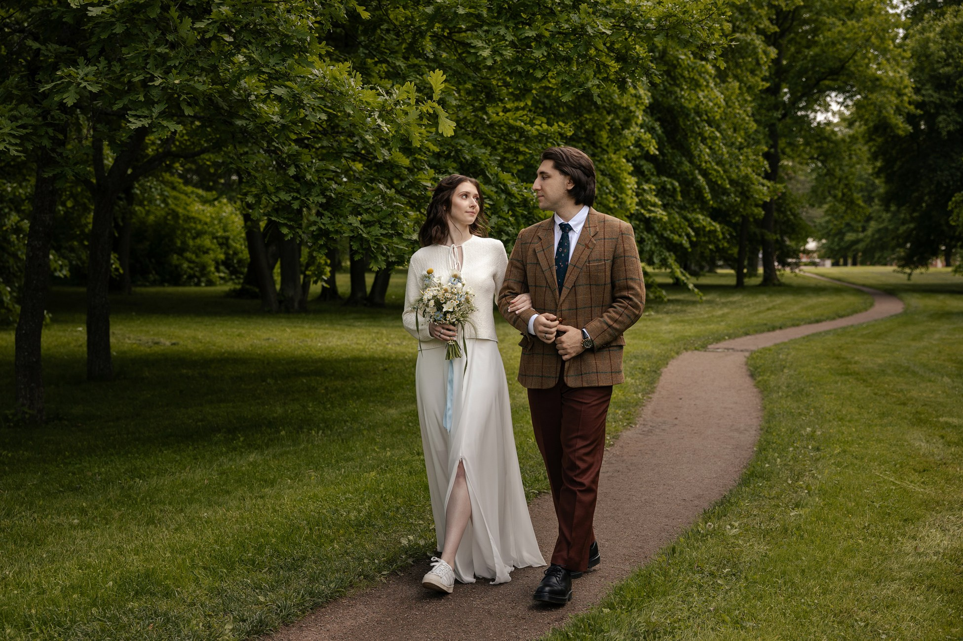 Фотосессия в Петергофе, свадебный фотограф Александра Хлебникова