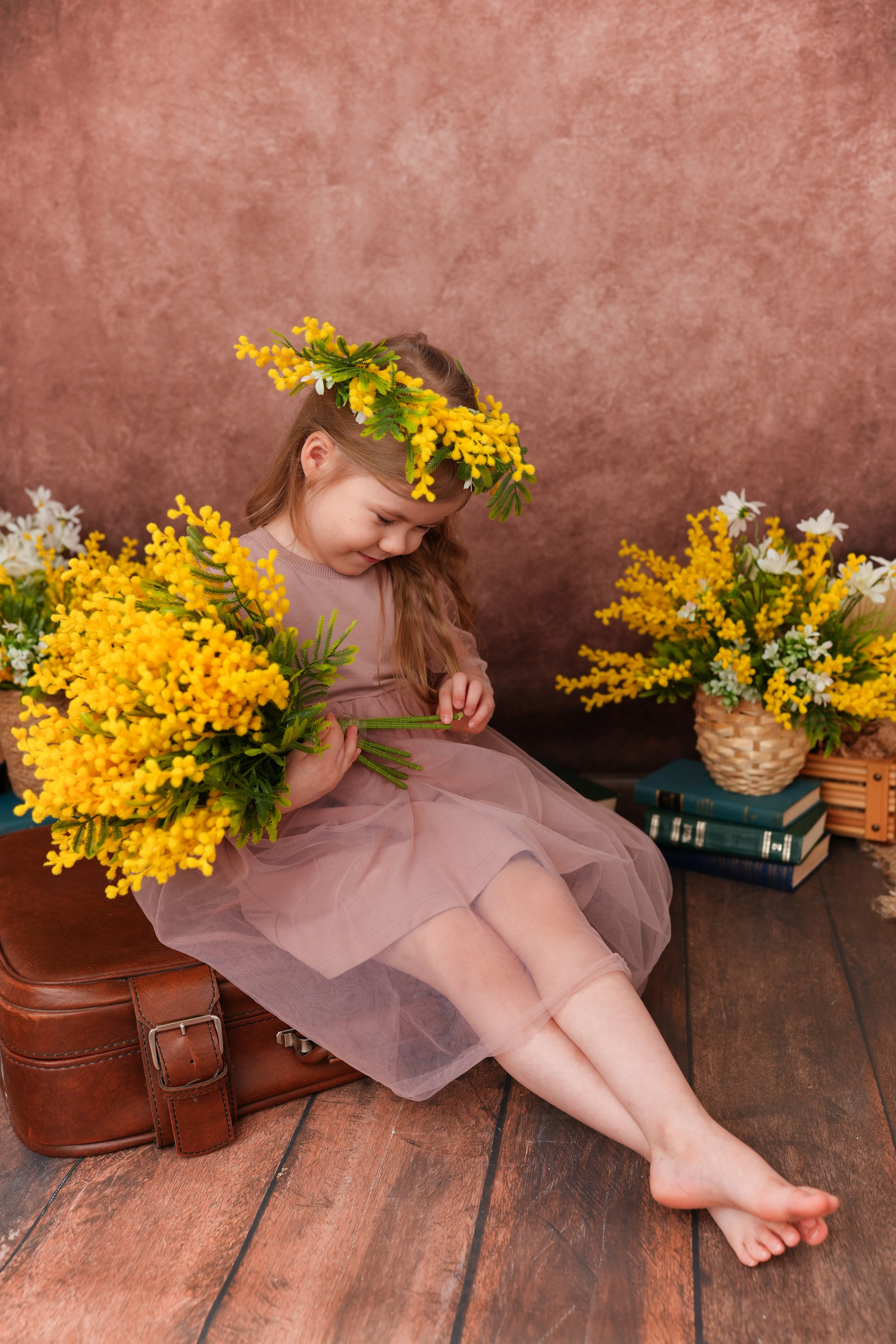 Мимоза. Фотограф новорожденных и детский фотограф в Екатеринбурге Ксени