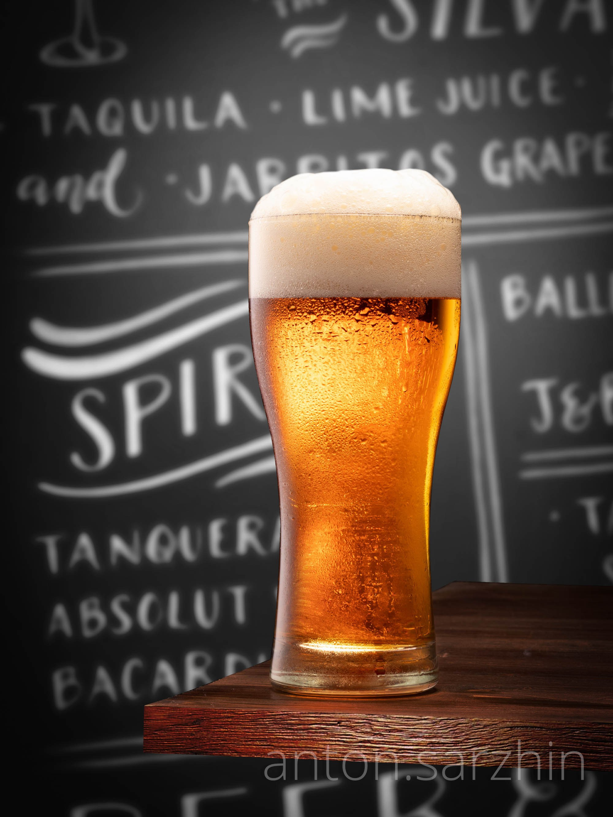 Фуд съемка пива