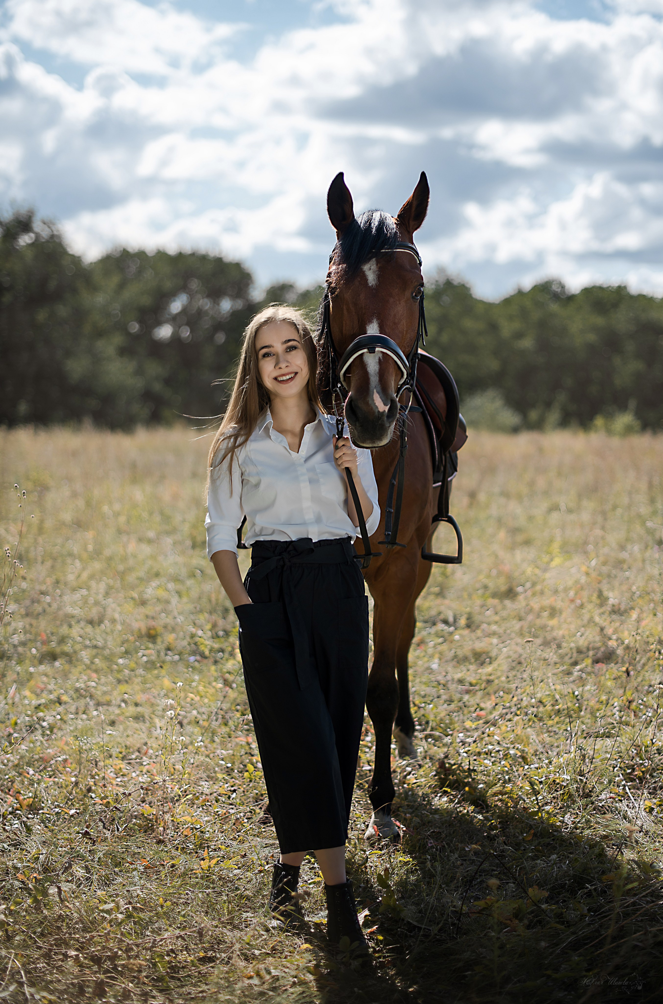 Ксения и Ватикан. Конный фотограф в Саратове Юлия Иванова