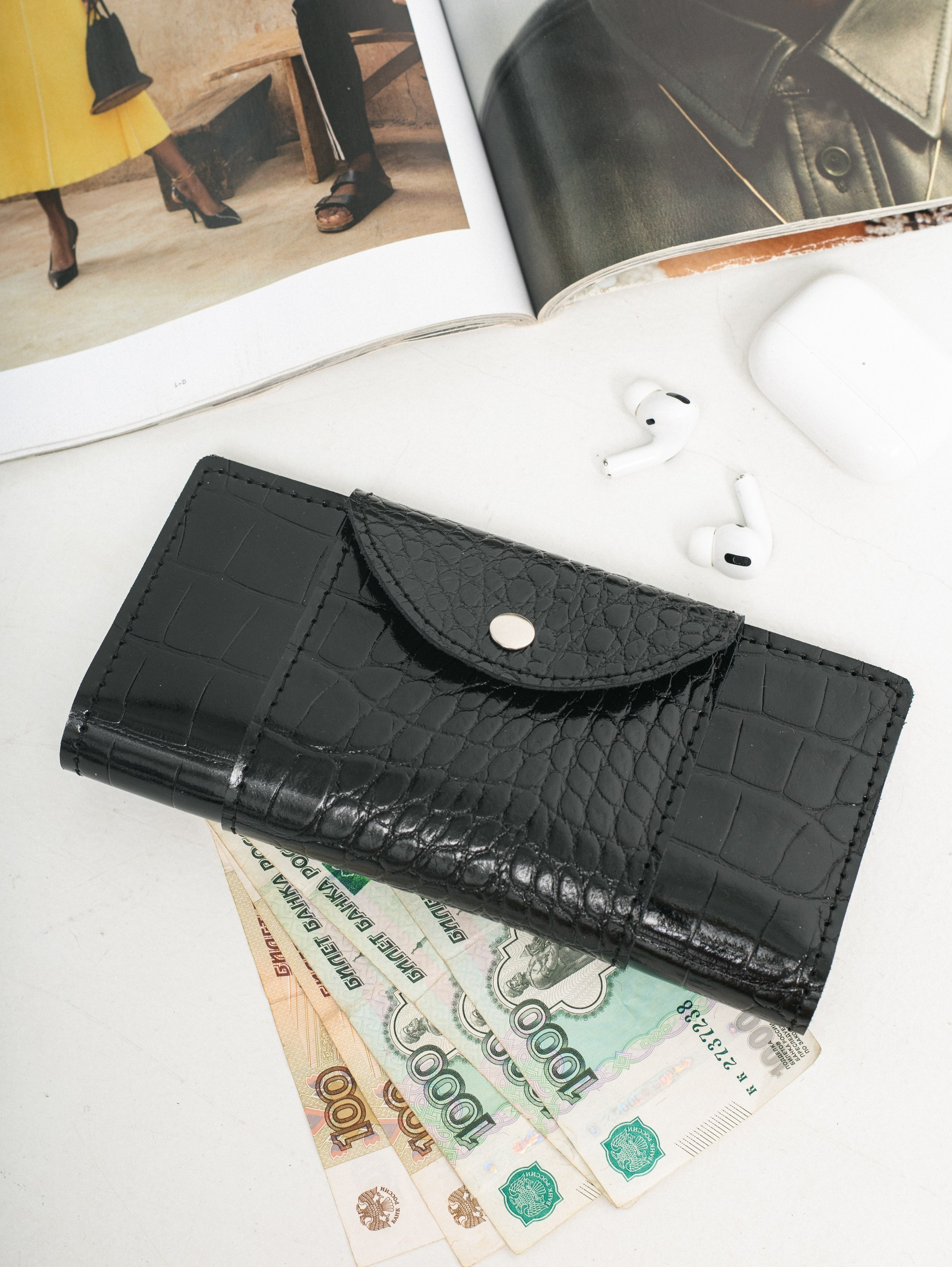 Модель 4КС04. Бренд Alligatore Biaco — это изящные изделия из натуральной кожи