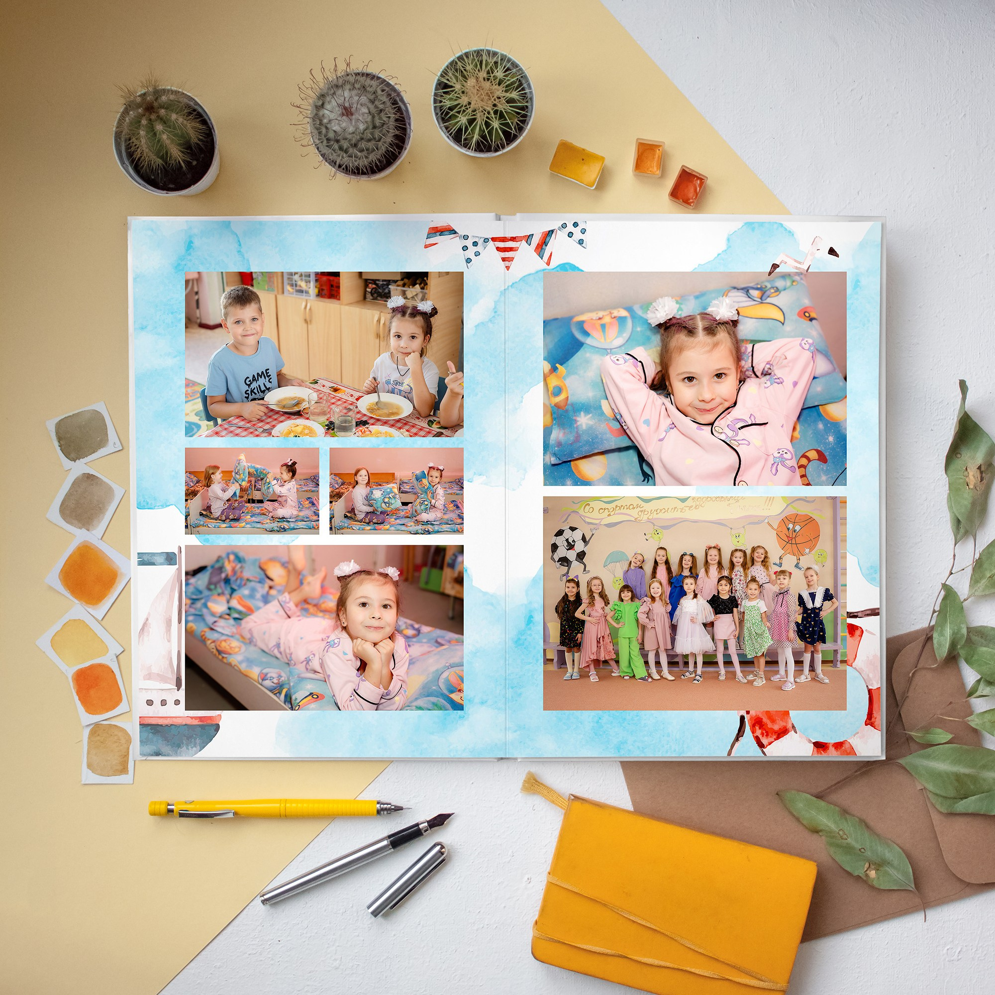 Дизайн альбомов Детский сад. Детский и Школьный фотограф во Владивостоке. Выпускные альбомы