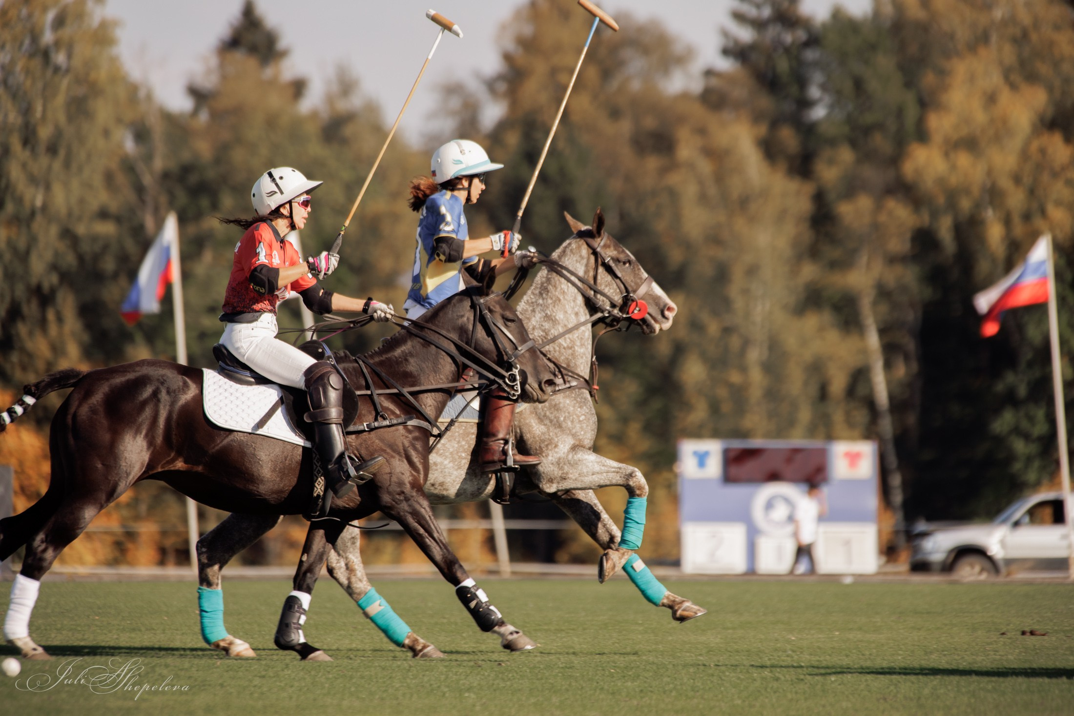 Осенний кубок по конному поло. Детская Конная фотография в Москве Юлия Шепелева