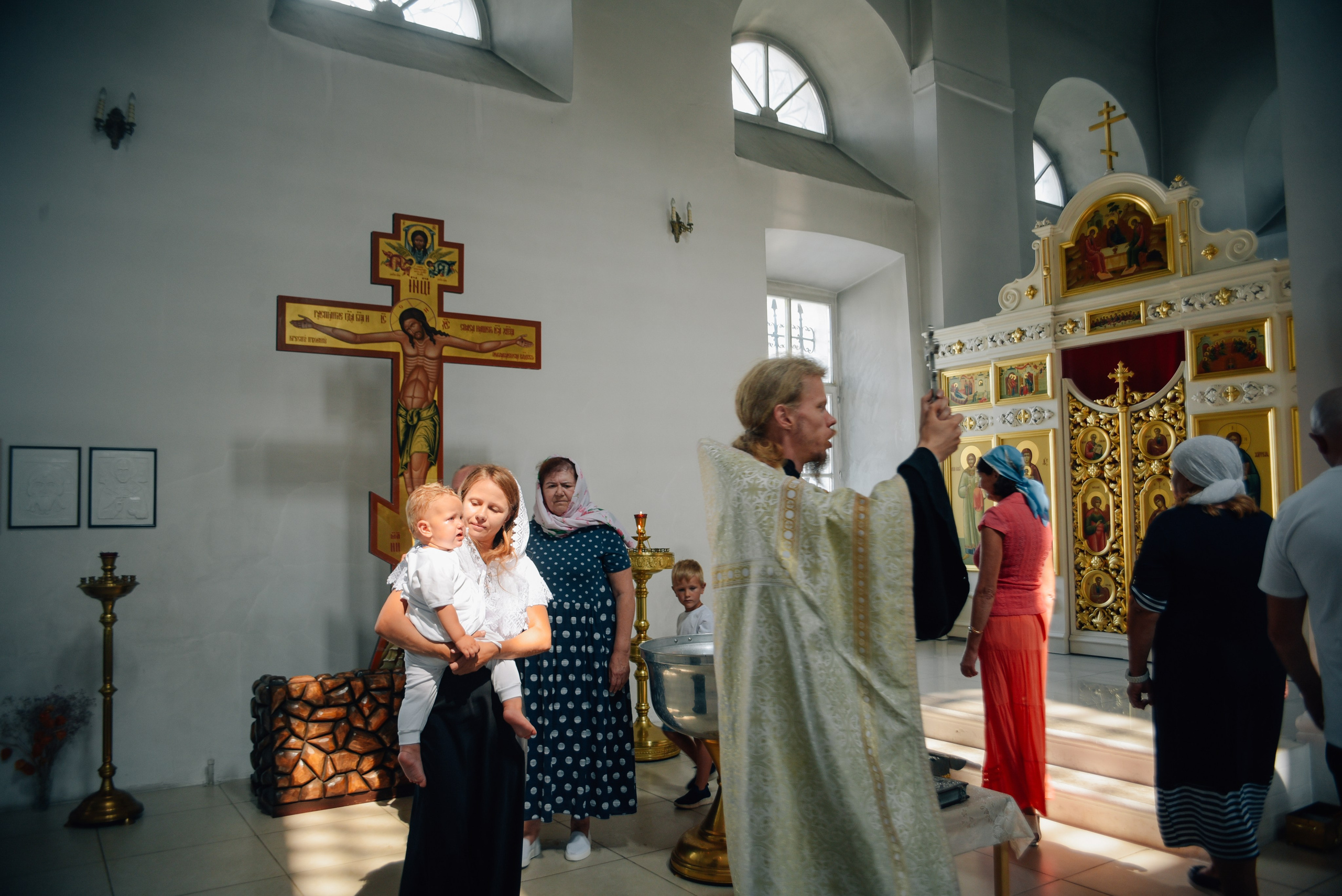 Крещение Леонида. Фотограф Лола Волна, город Москва