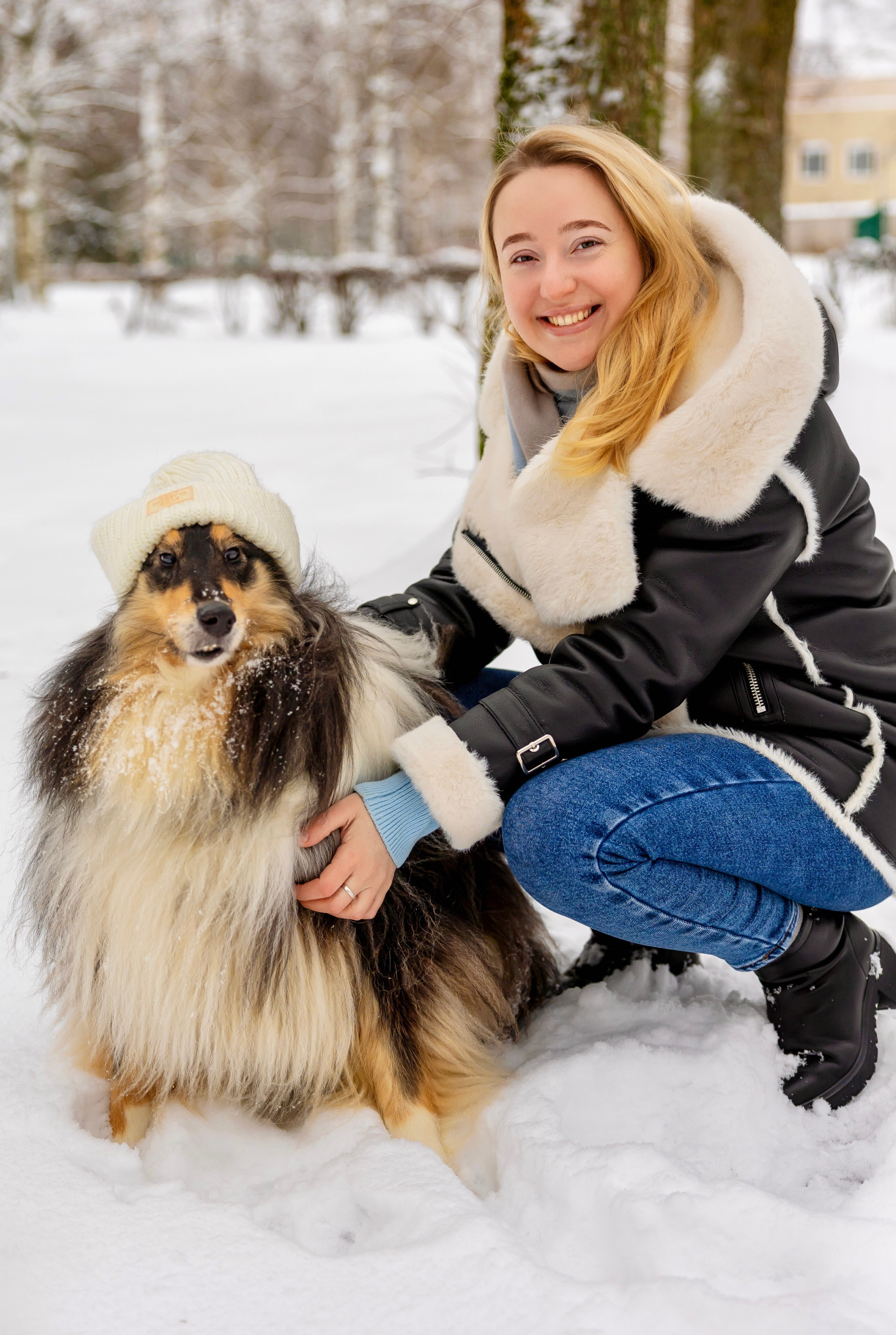 Фотосессия с питомцами (Анастасия, Габри и Лара). Фотограф Люся Воробьева