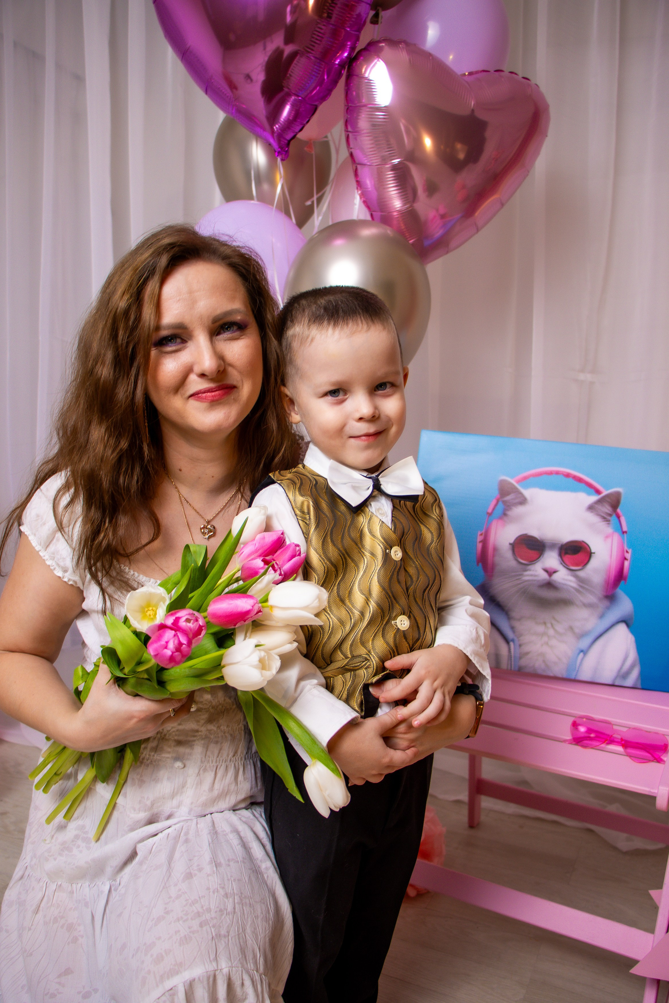 Семейная с тюльпанами. Фотограф Татьяна Матрос