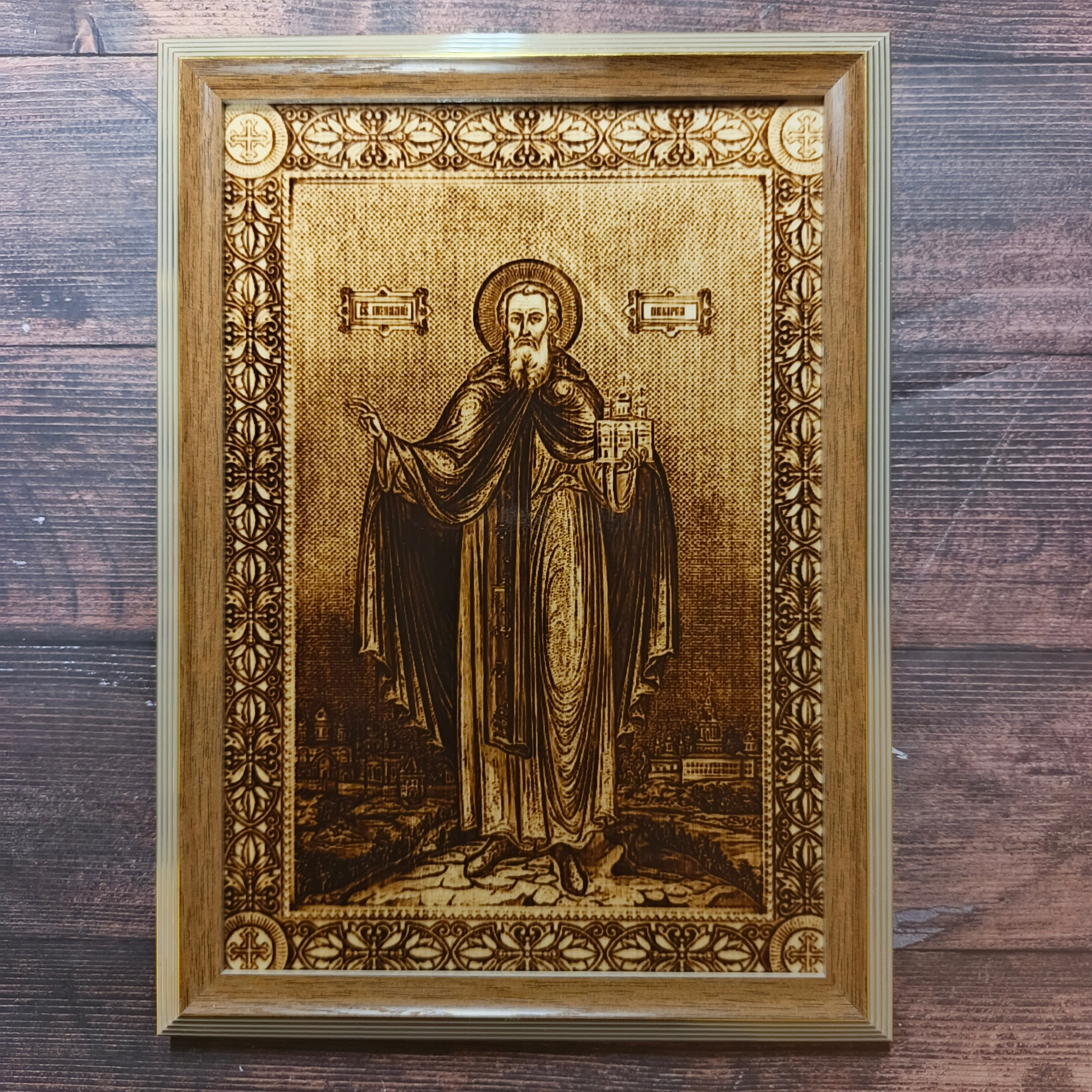 ИКОНЫ. Выжигания картин и портретов по фото