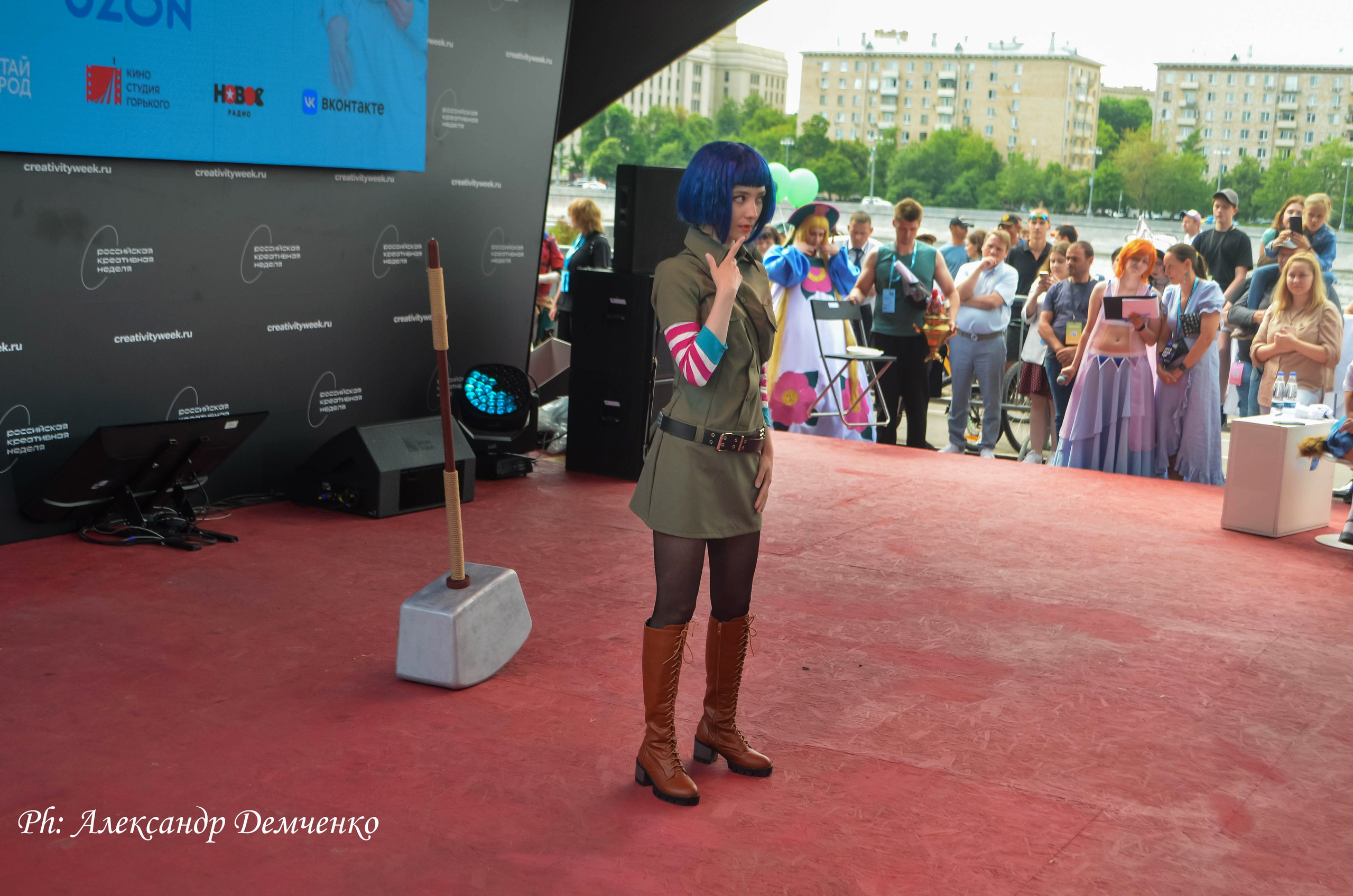 Фотосессия сцены в Москве на разных репортажных мероприятий