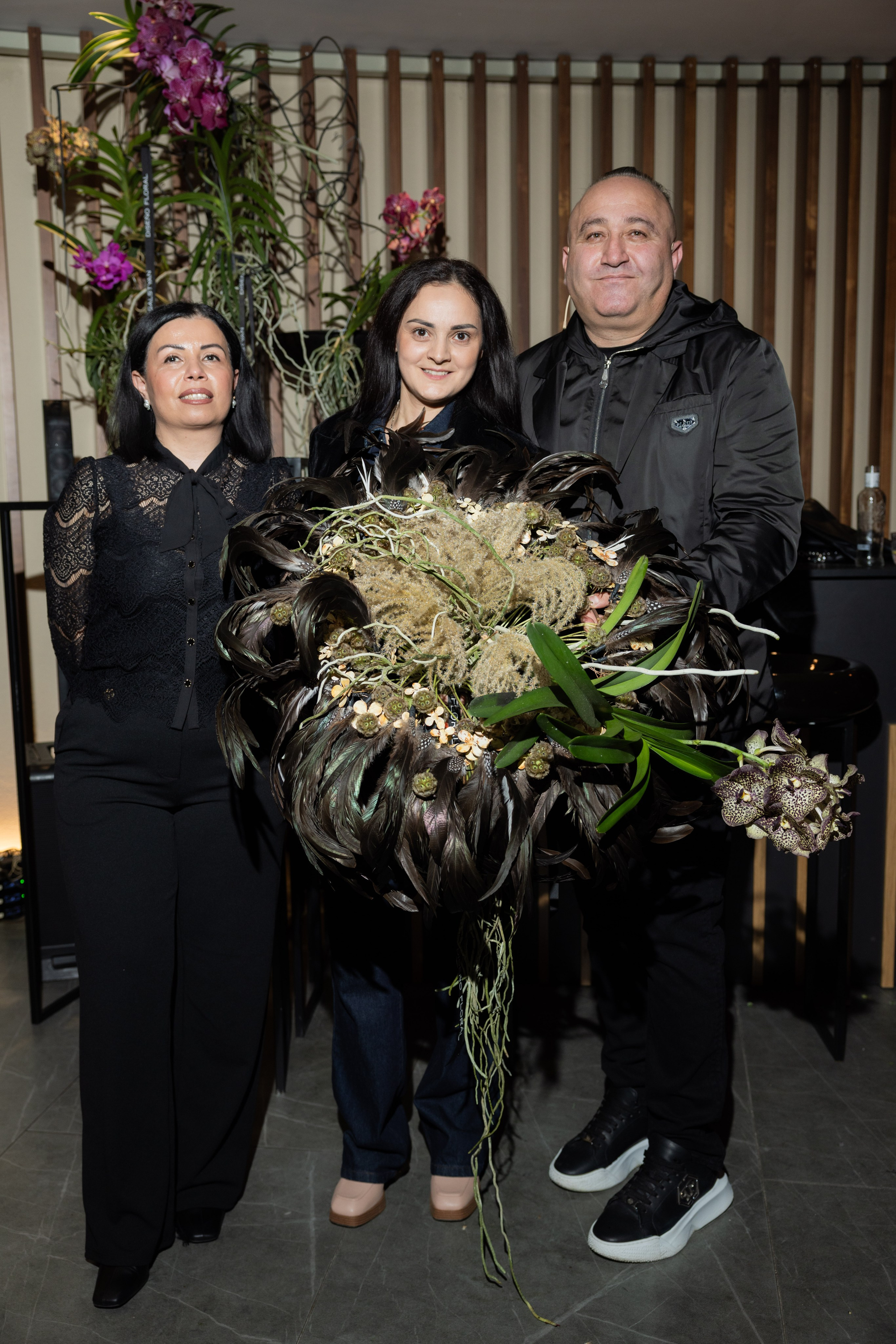Private celebration at Meliá Hotel Barcelona featuring exclusive floral art by Araik Galstyan