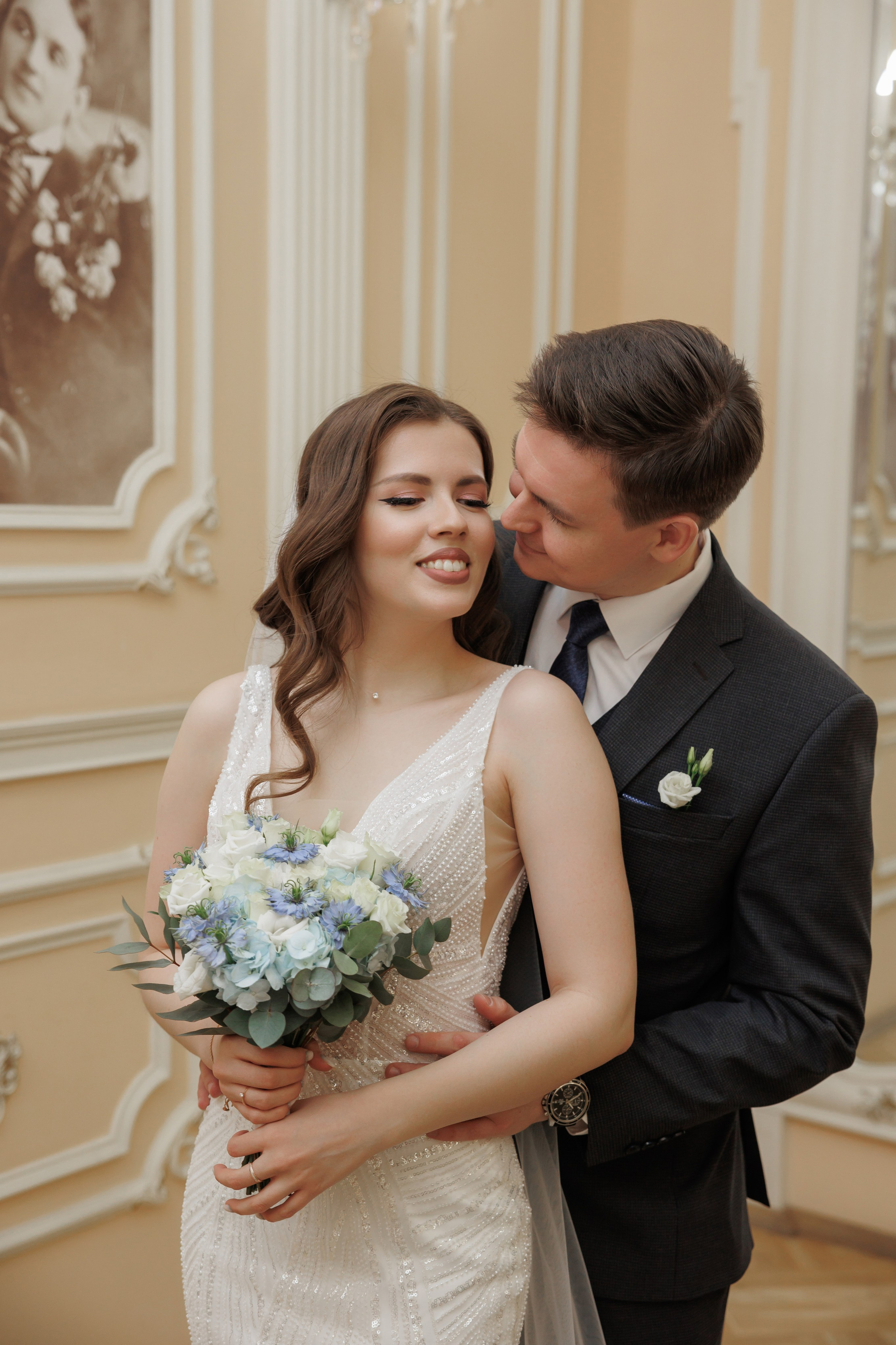 Даша и Дима, Грибоедовский ЗАГС. Свадебный и репортажный фотограф (Москва, Королев и другие)