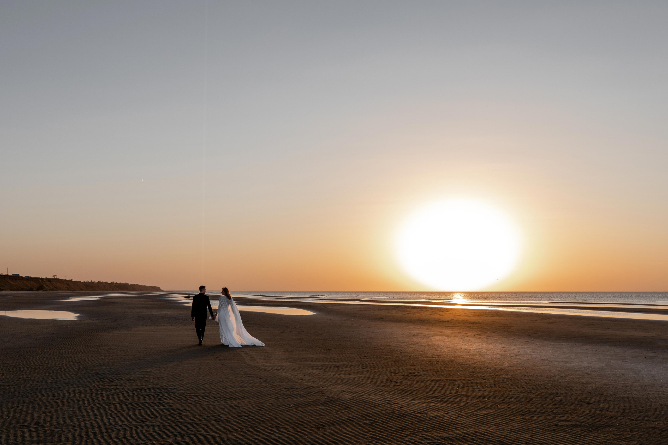 На берегу моря. Свадебный фотограф в Москве Топтыгин Иван