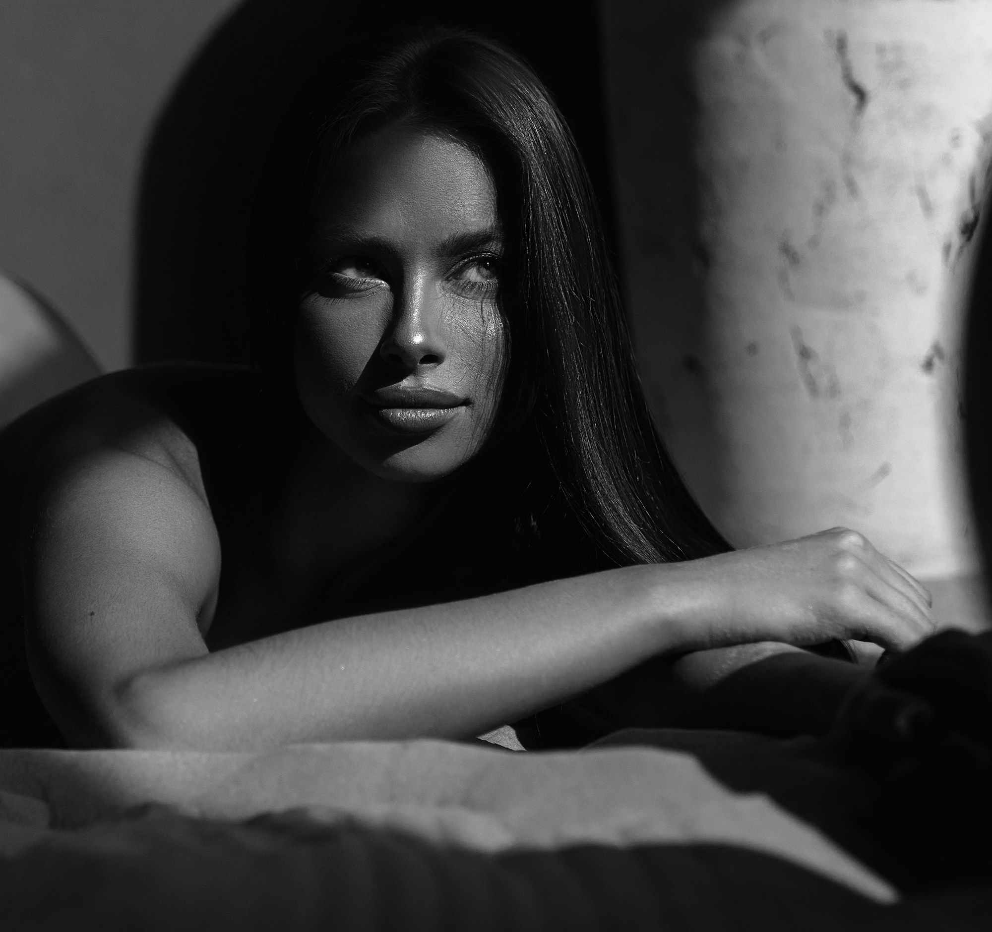 Eva фотосъемка в студии с песком. Фотограф Мещанин Юрий