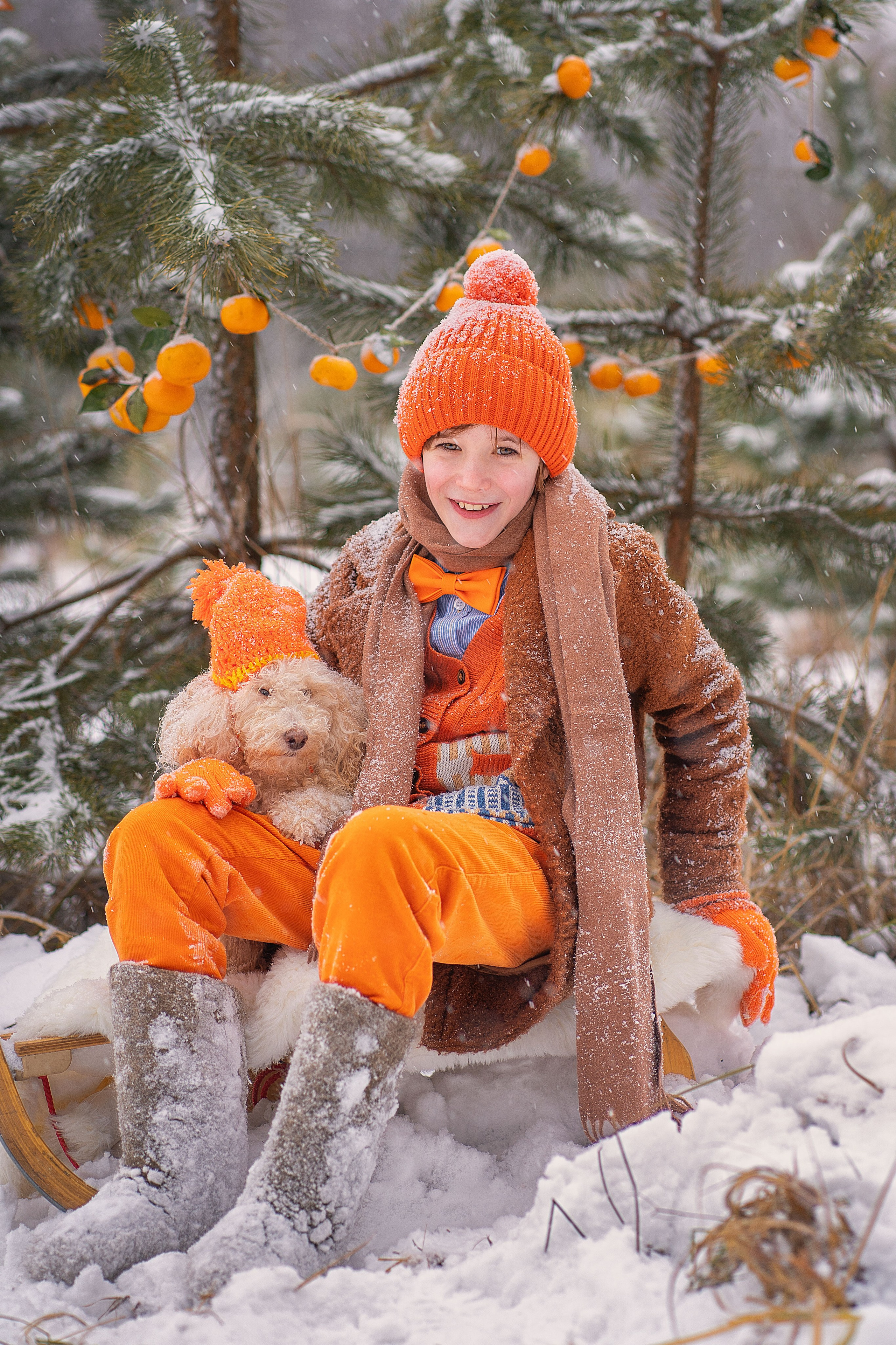 Детские новогодние и рождественские фотоистории. Детский и семейный фотограф в Москве и Подмосковье Настя Наумова