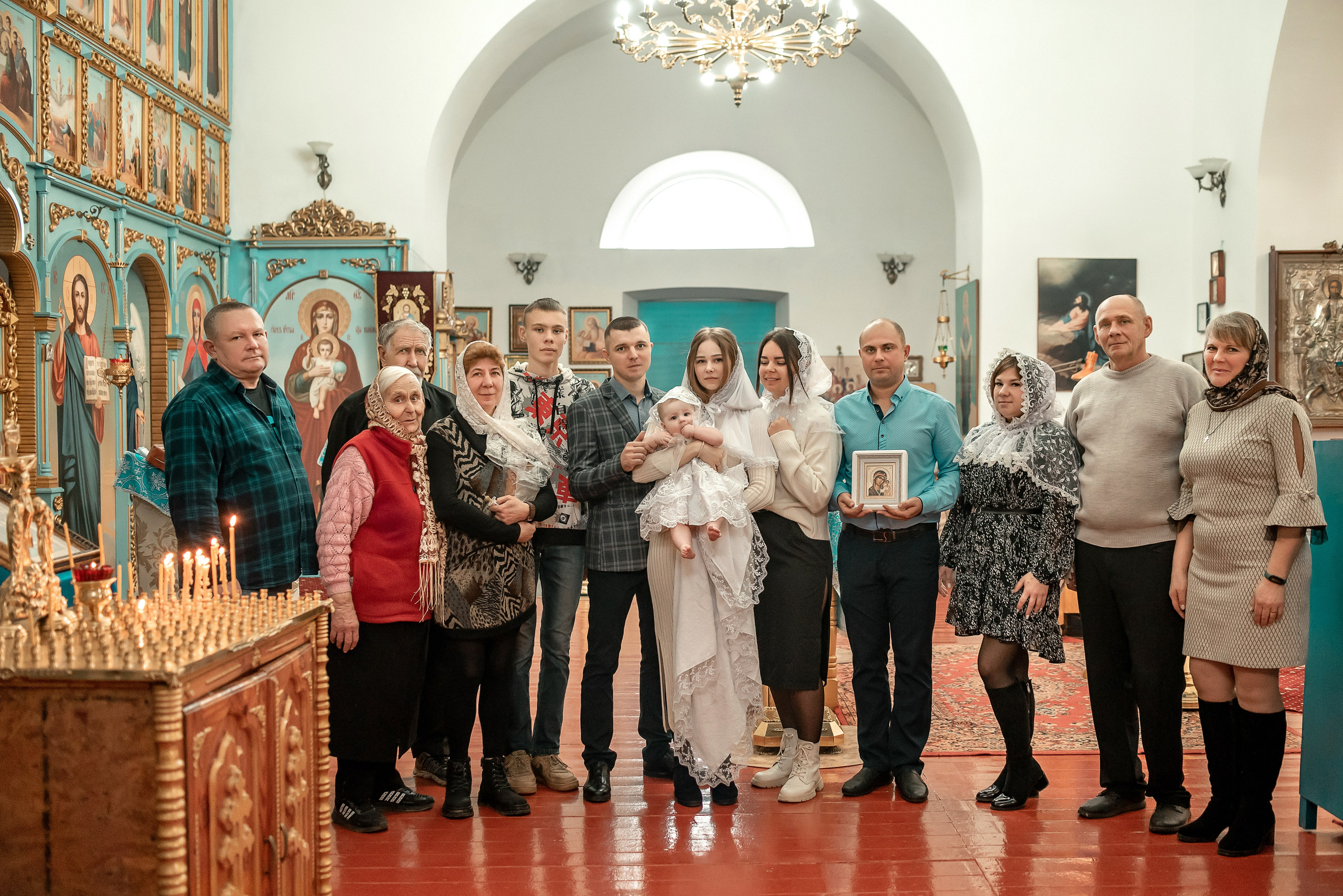 Крещение Алисы. Семейный и детский фотограф Наталья Горда