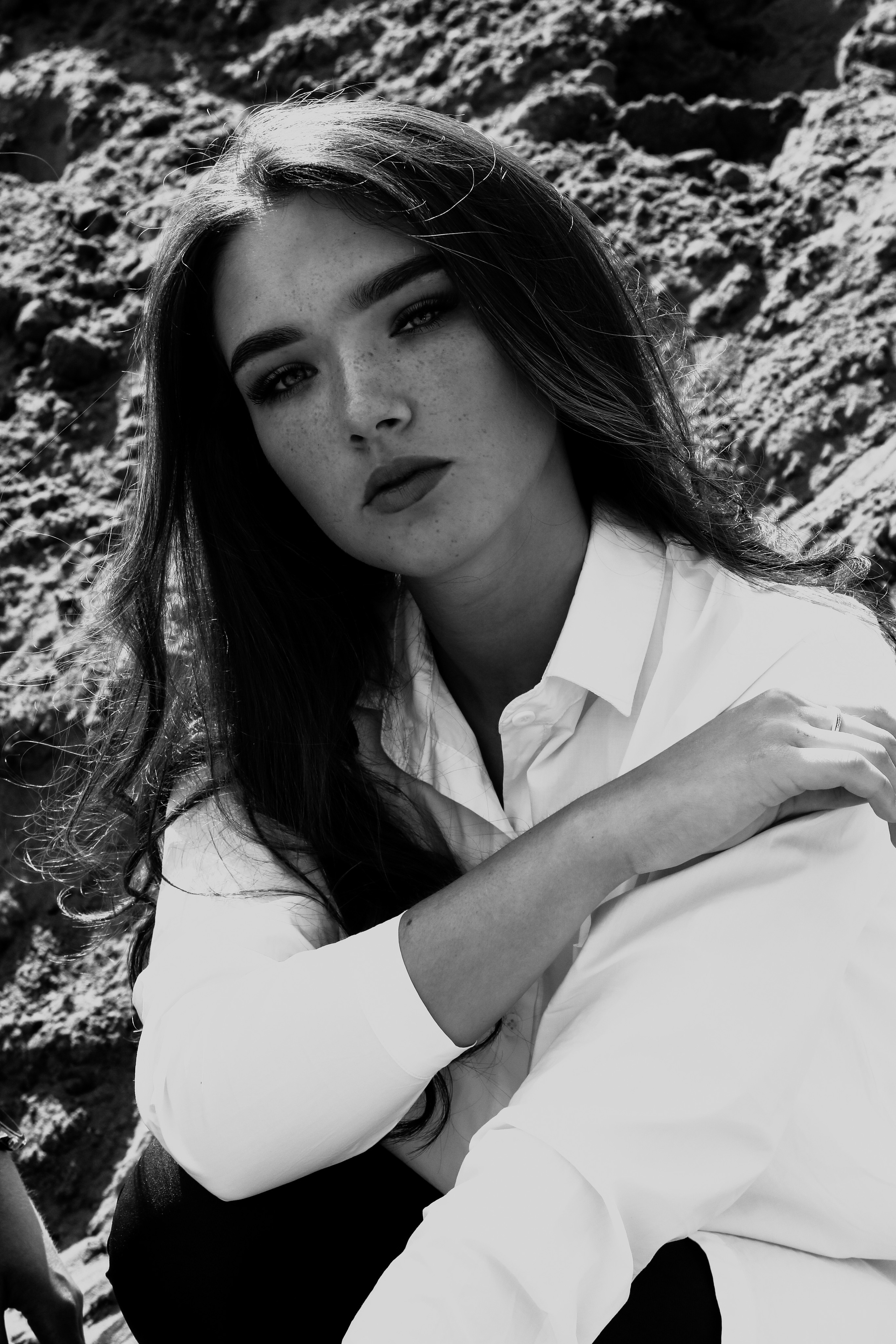 черно белое фэшн фото