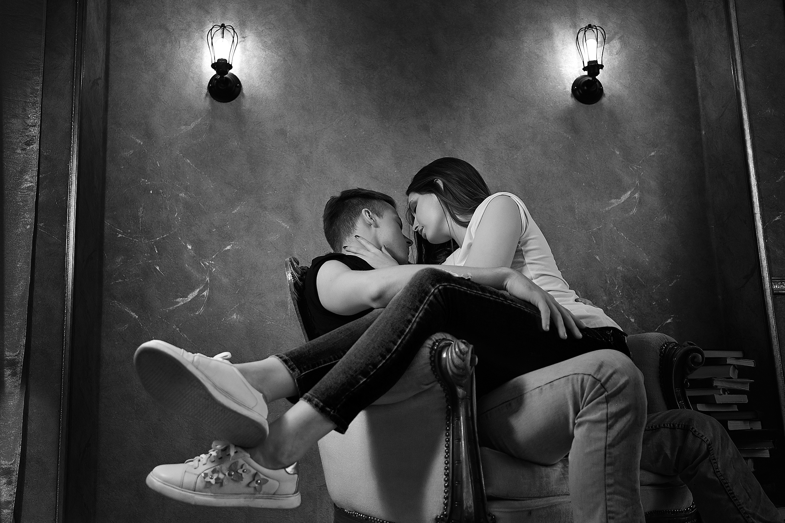 Романтичная фотосессия истории любви