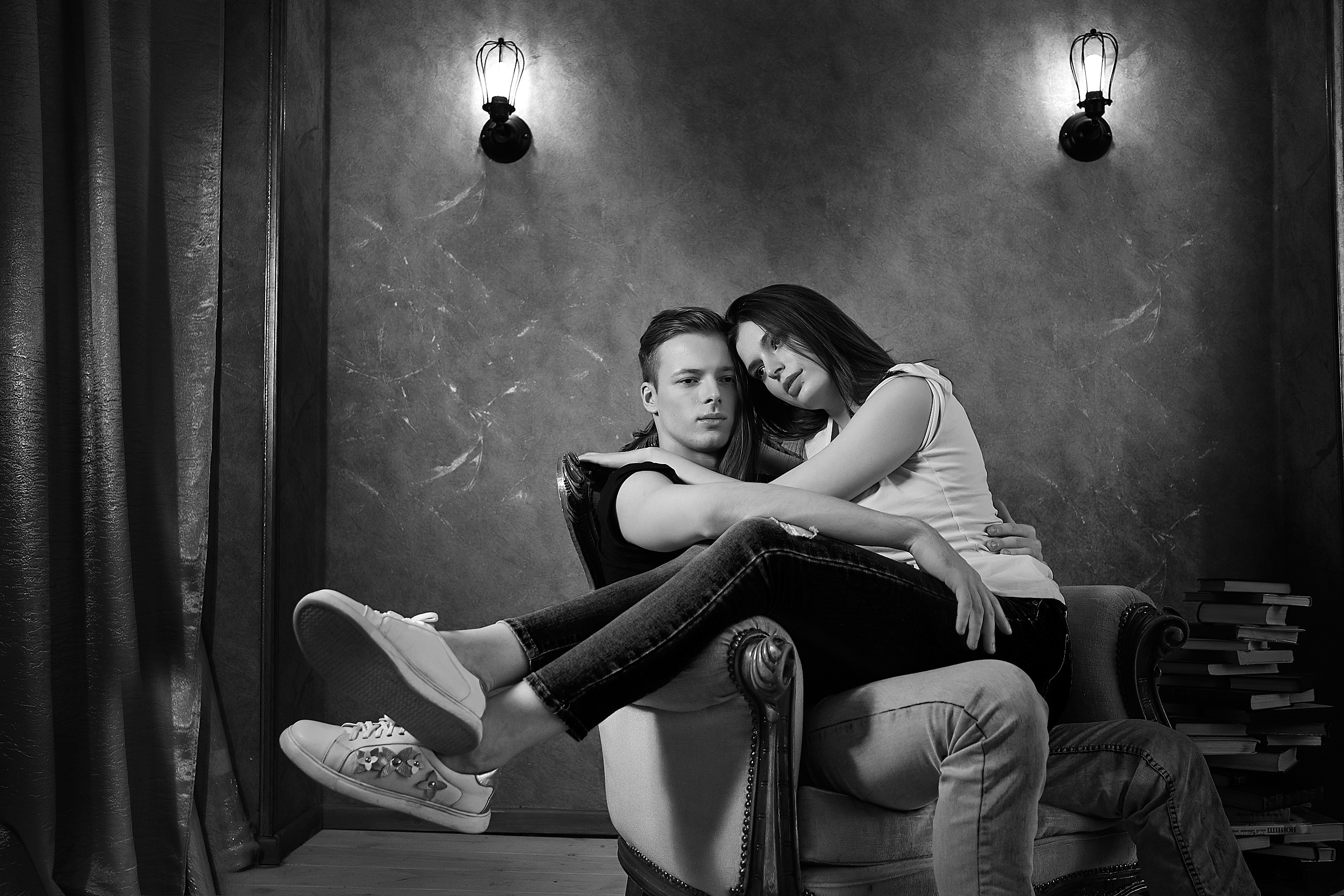 Романтичная фотосессия истории любви