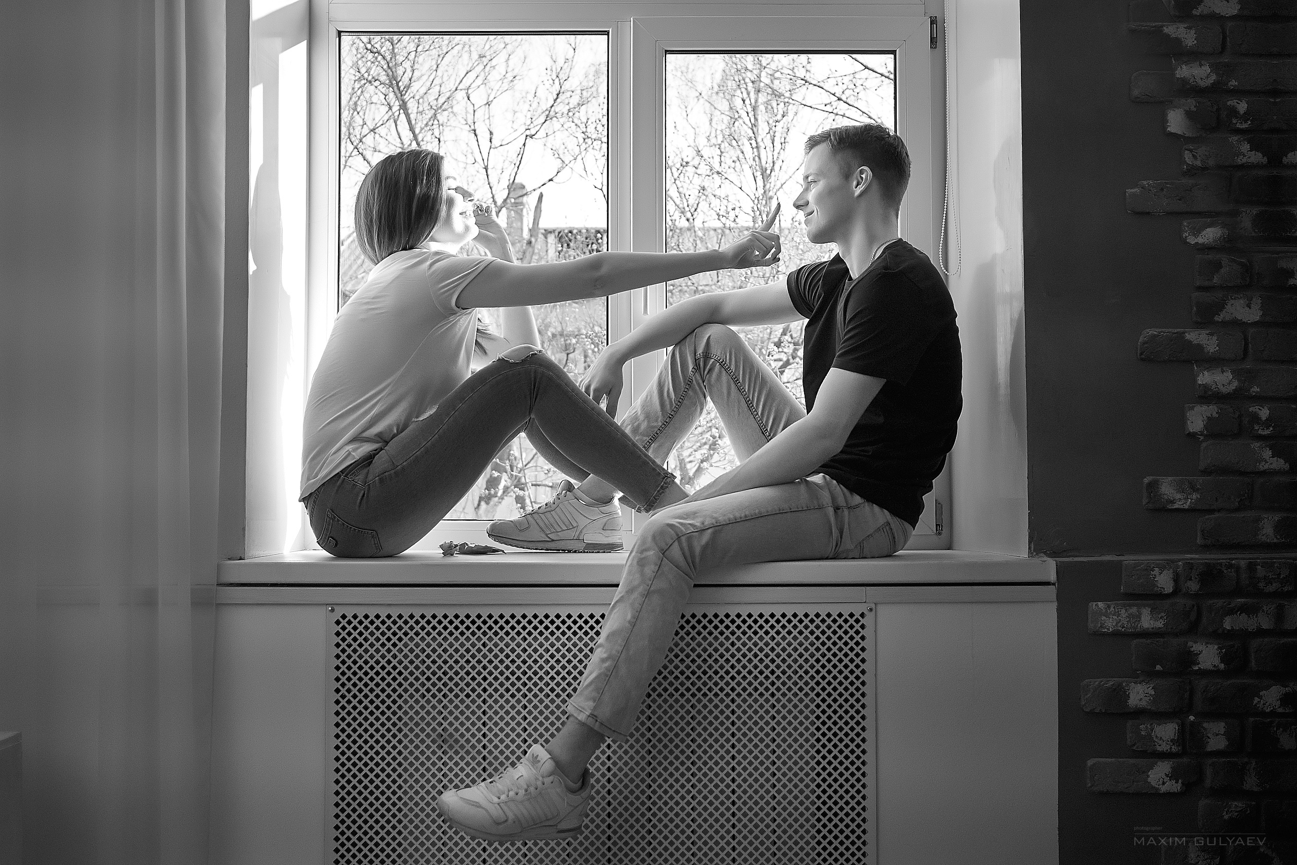 Романтичная фотосессия истории любви