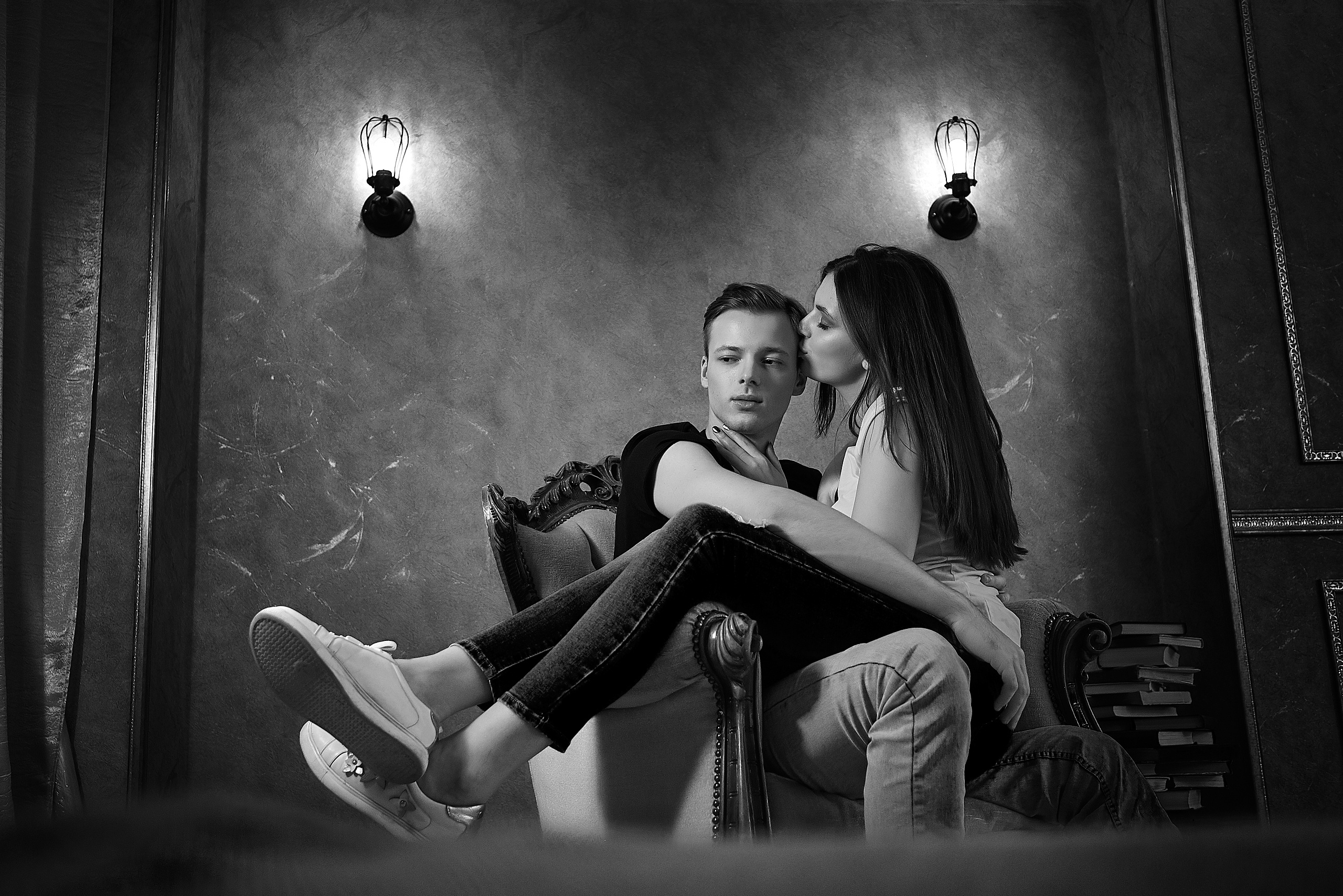 Романтичная фотосессия истории любви