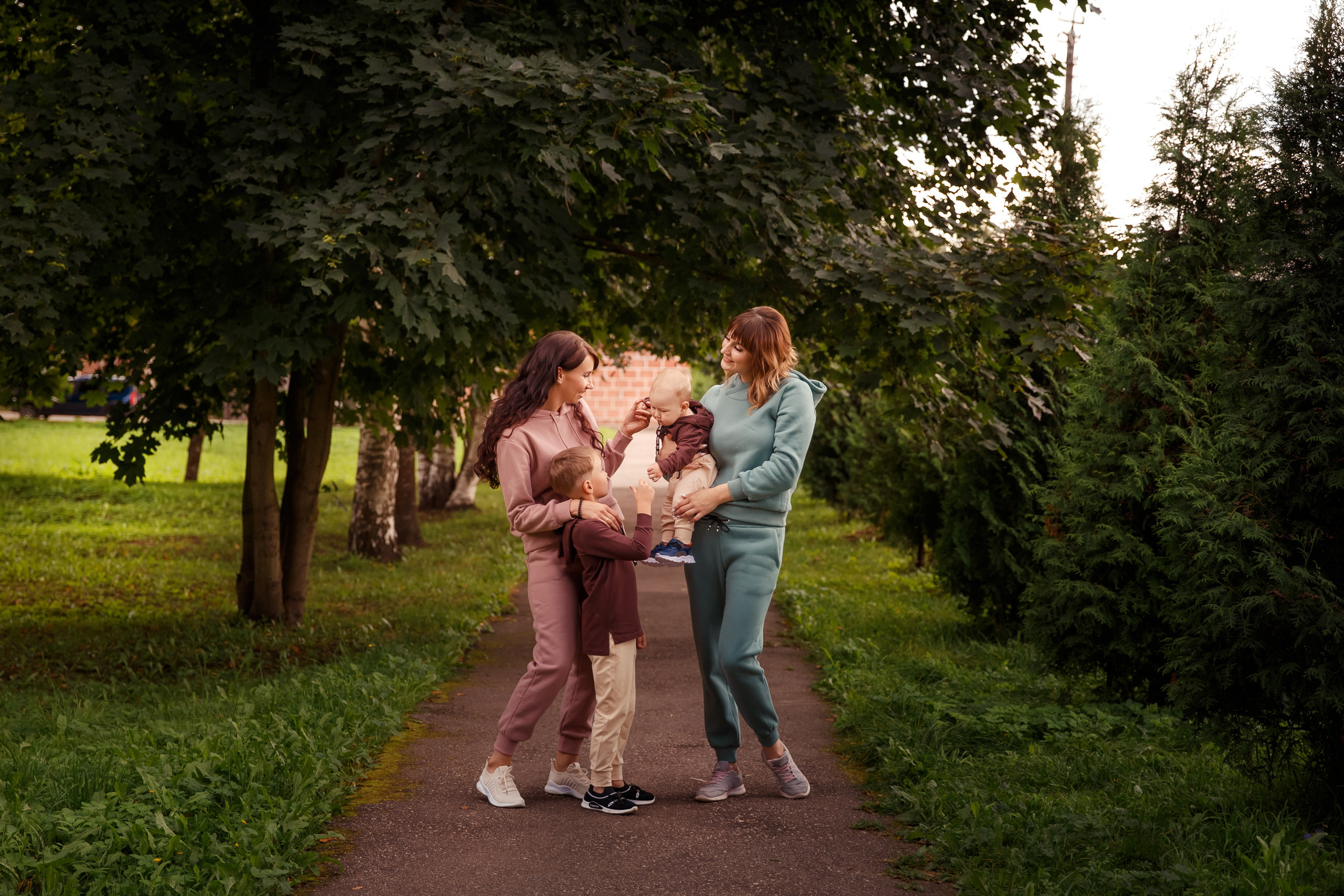 Аня и Дёма, Наташа и Рома. Женский и семейный фотограф Елена Петрова