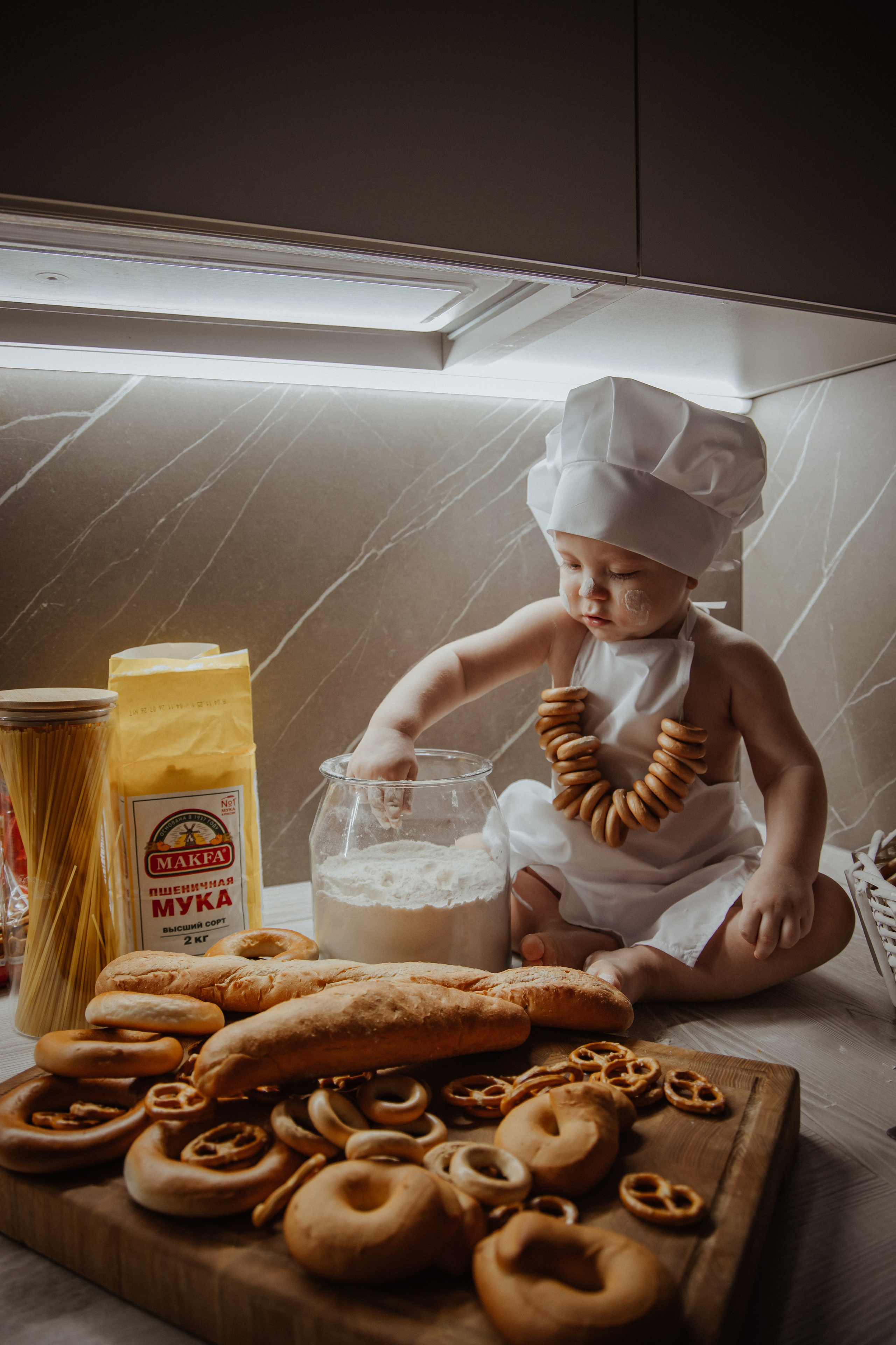 Поварята. Евгения Горбунова фотограф новорожденных в Новом Уренгое