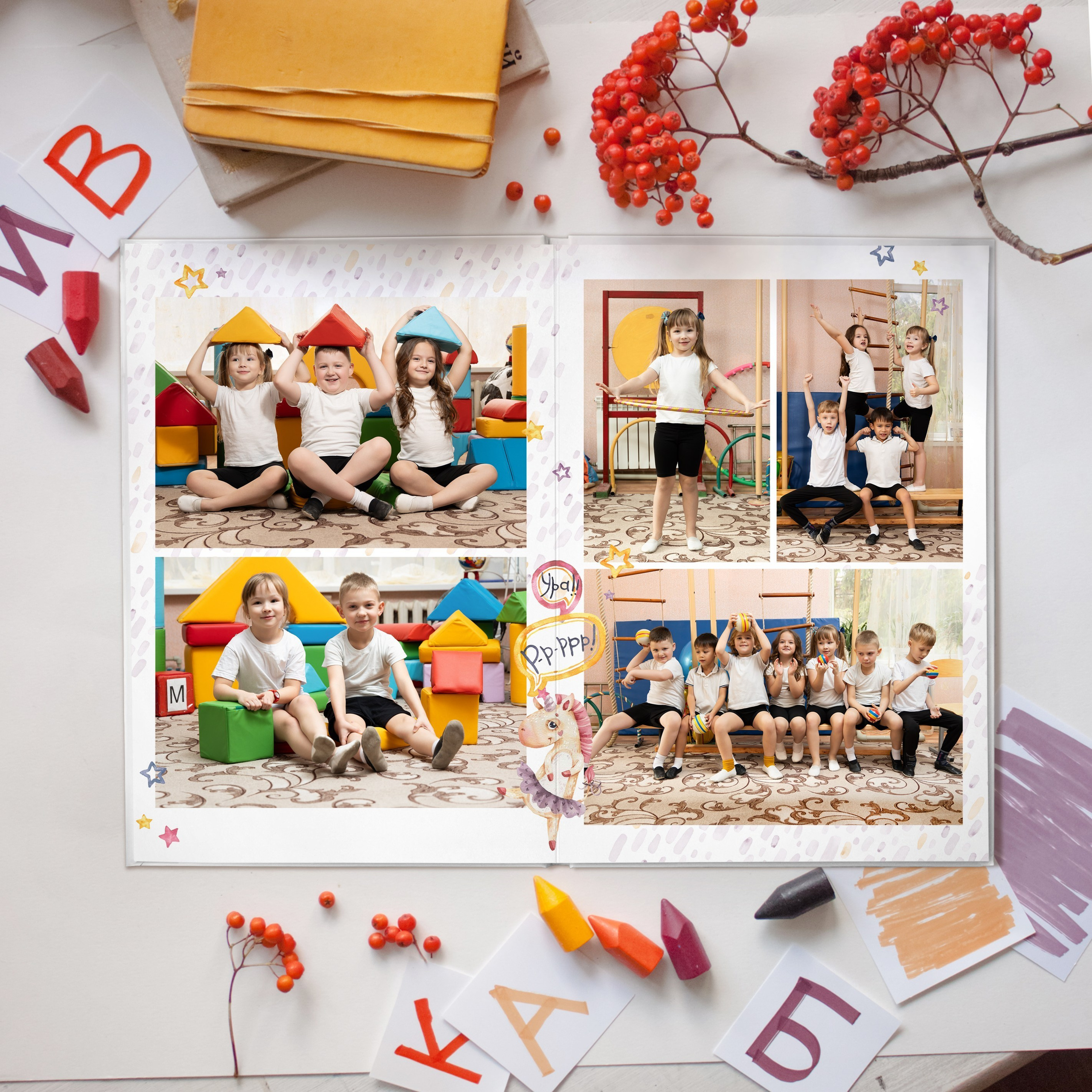 Большой выпускной альбом для детского сада