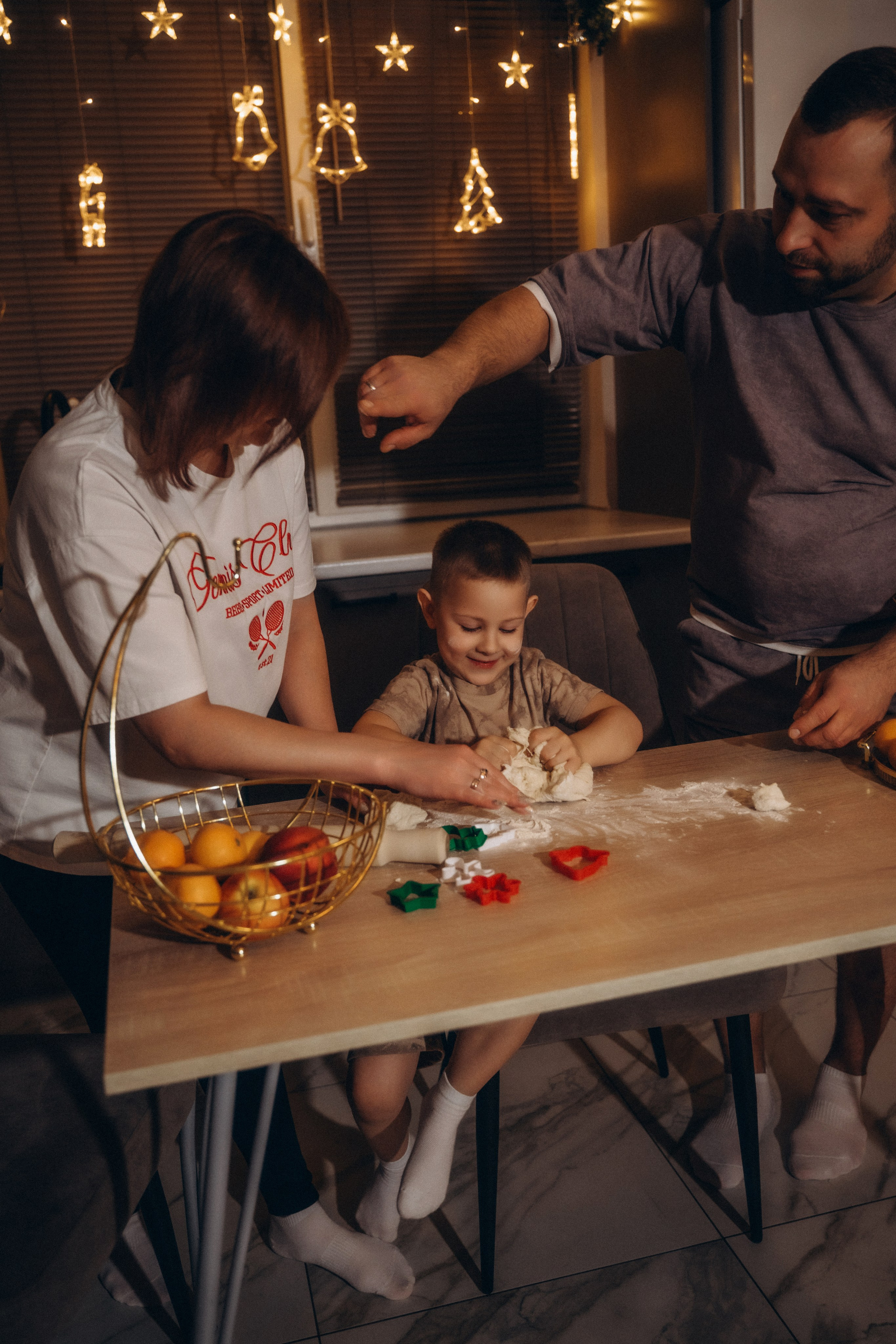 Семья Киприяновы, Новый год дома. Семейный фотограф в Белгороде Амелина Алина