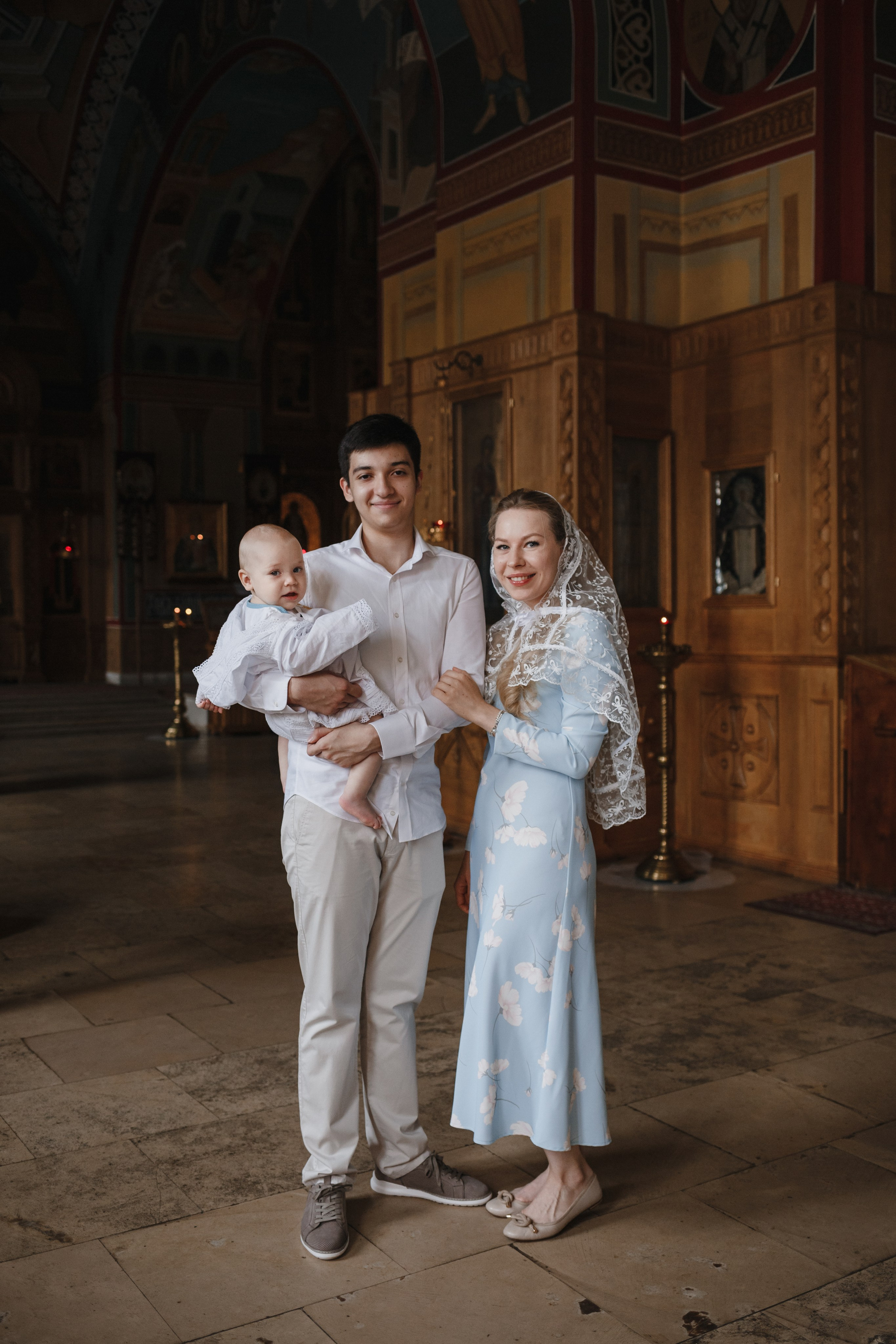 Крещение Кирилла. Семейный фотограф Николаева Ольга