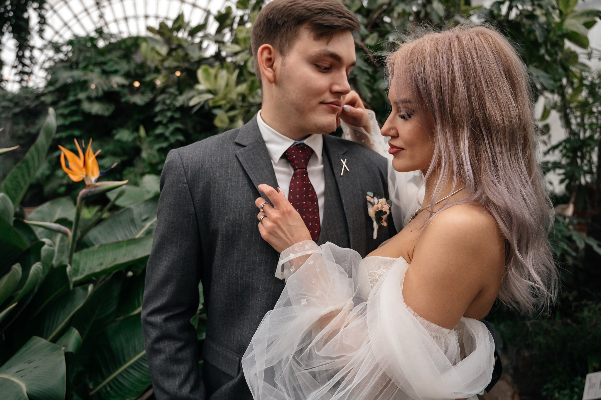 Оранжерея Таврического сада. Свадебный и семейный фотограф из Санкт-Петербурга Климов Анатолий