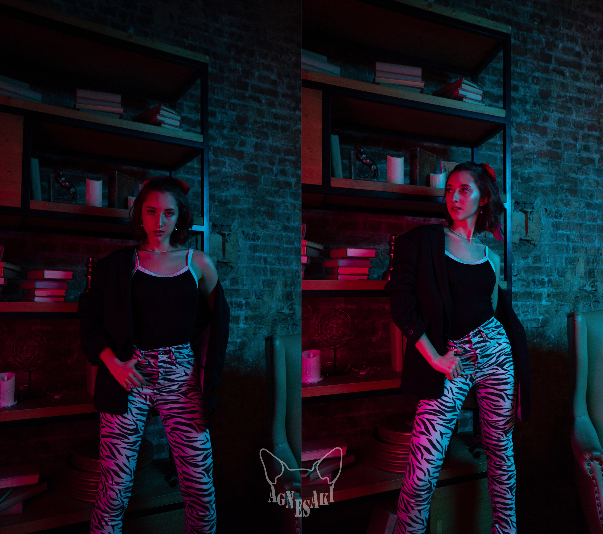 Neon. Agnes Aki  Твой НЮ фотограф в Москве