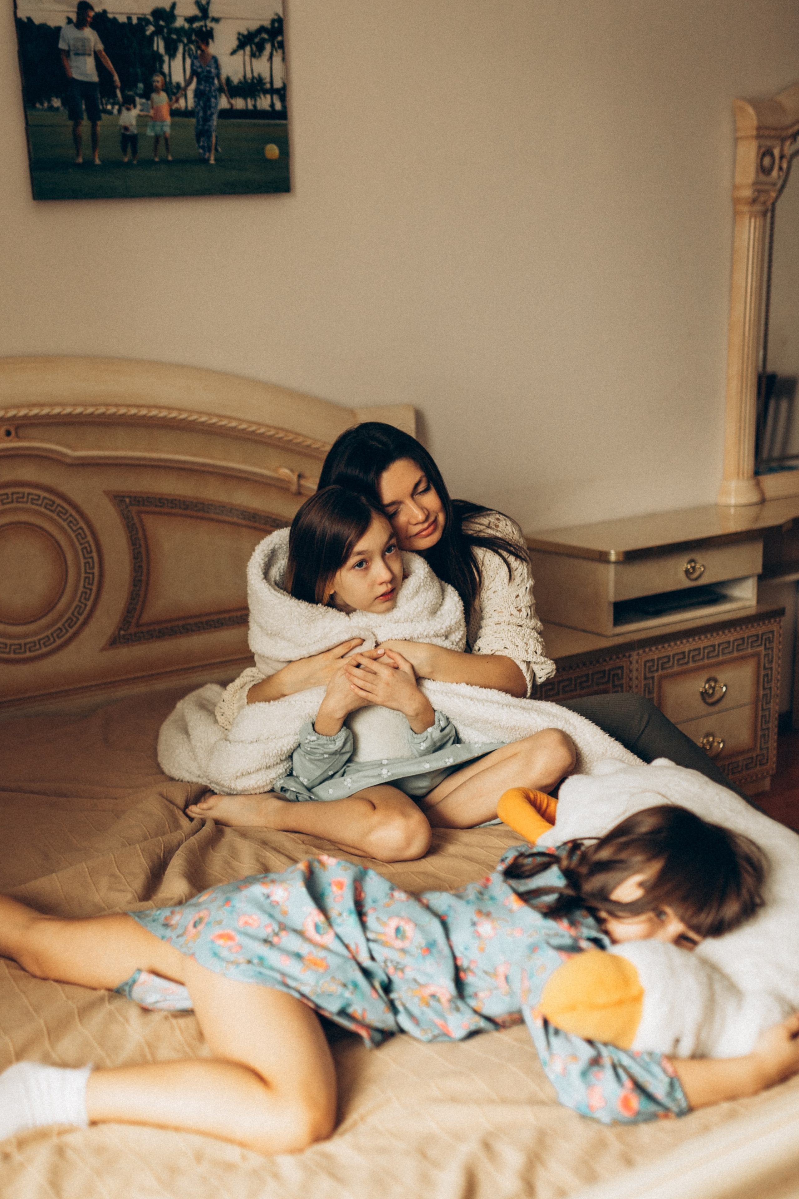 Наталья с Алиной и Ярославой. Семейный фотограф lifestyle в Новосибирске Елена Шпилевая