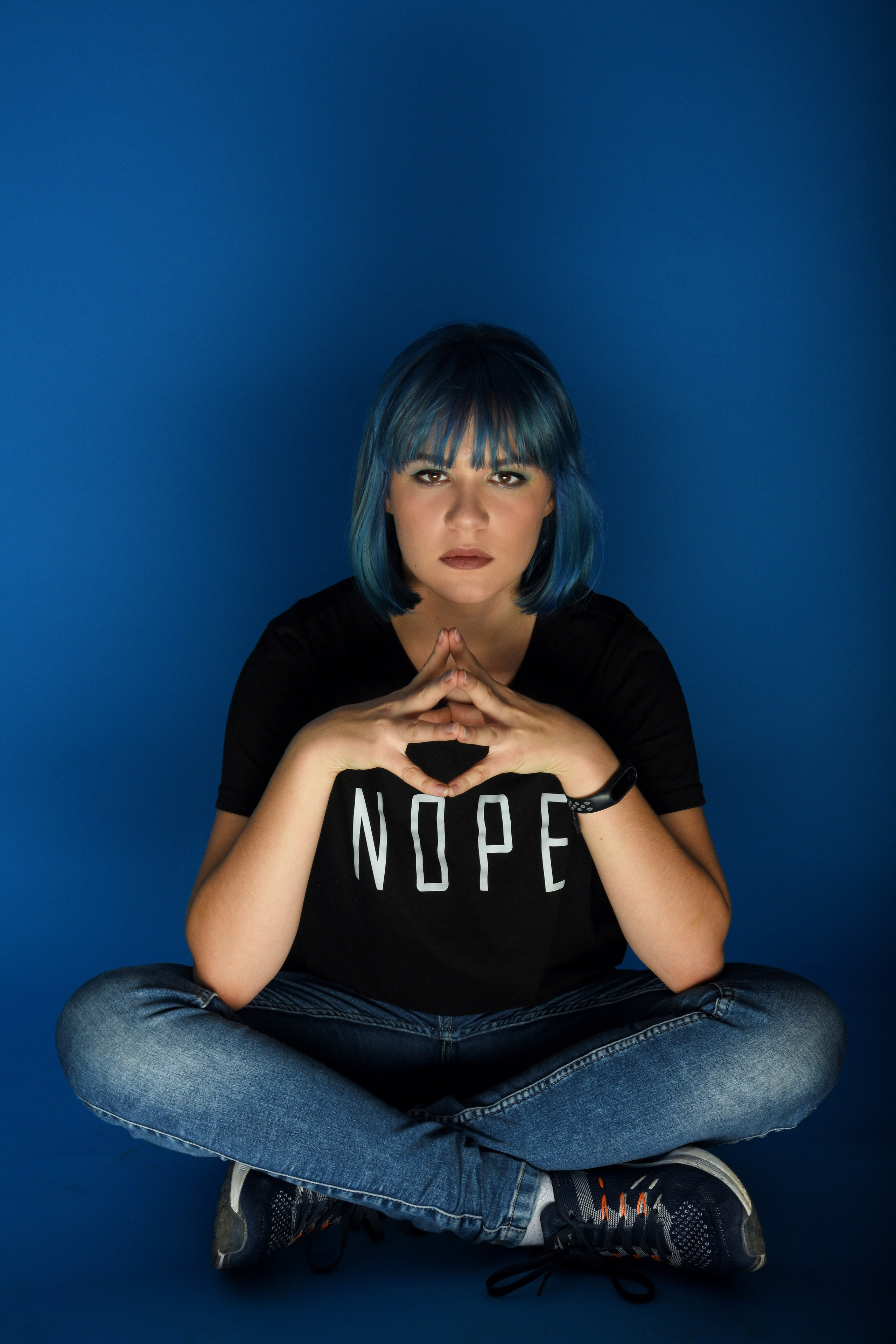 Blue hair. Фотограф Сергей Феденко